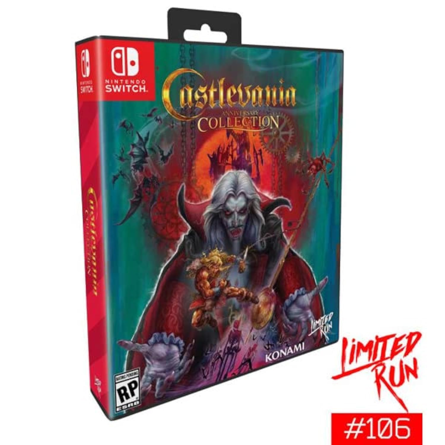 Castlevania: Anniversary Collection (Limited Run #106 Bloodlines) - Nintendo Switch Game | Classic Horror Action Adventure | Perfect for Halloween Gaming & Retro Enthusiasts