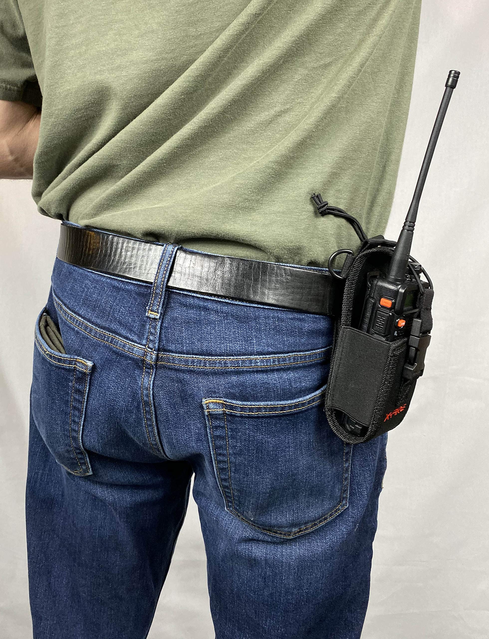 X-FIRE® Washable Firefighter EMS Radio Strap - Portable Shoulder/Duty Belt Holder with Anti-Sway Strap for First Responders & Emergency Personnel | Perfect for Firefighting, EMS, Police & Tactical Operations