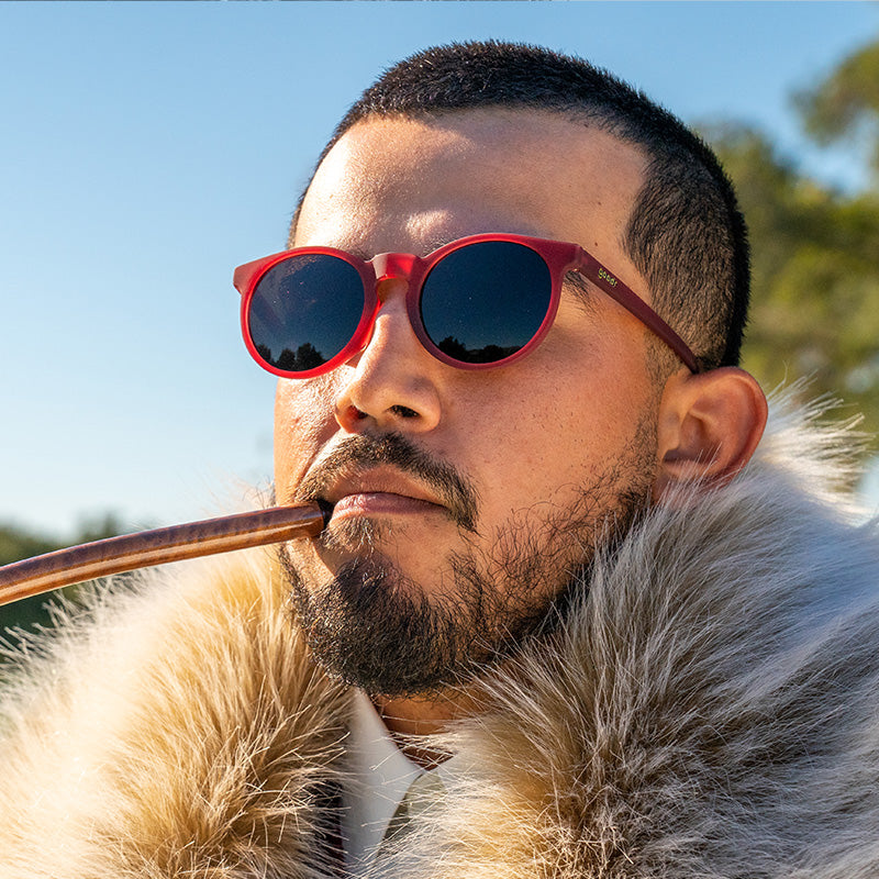 Goodr I'm Wearing Burgundy? Polarized Sunglasses for Men & Women - UV Protection, Lightweight & Stylish for Running, Cycling, Driving & Outdoor Activities