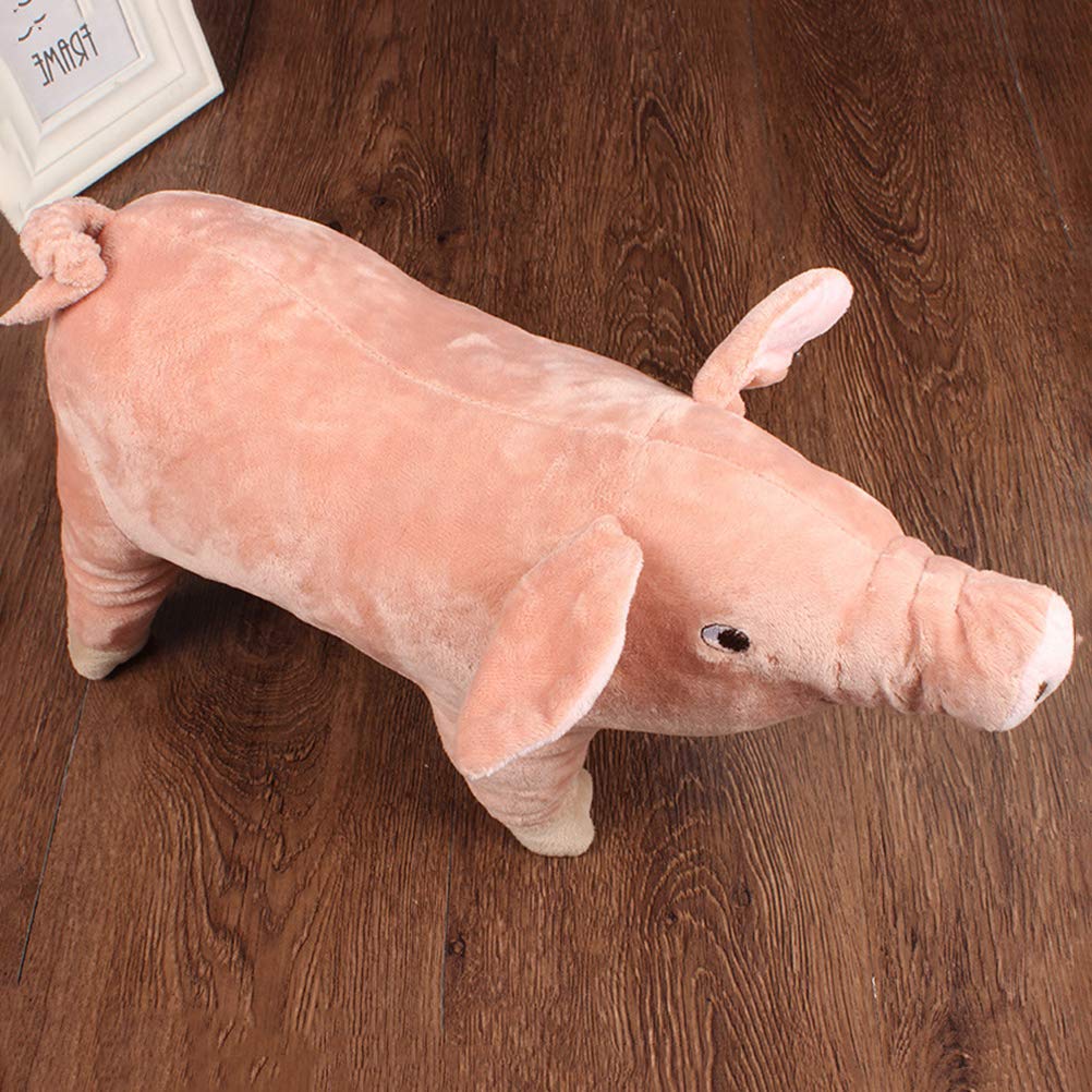 TEHAUX Plush Pig Toy for Dogs - Soft Stuffed Animal Sleeping Doll for Puppies, Anxiety Relief & Comfort - Perfect for Chewing, Cuddling & Playtime at Home or Travel