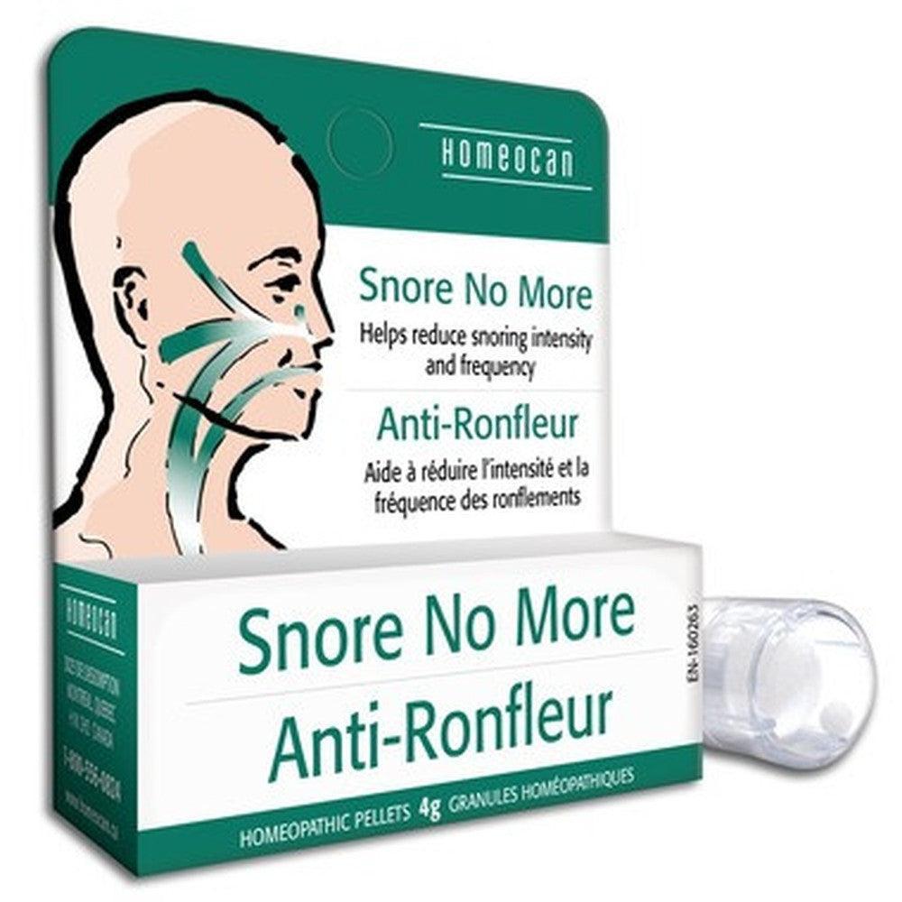 Homeocan Snore No More 4g - Natural Snoring Relief Solution for Adults | Stop Snoring Aid for Better Sleep & Partner Comfort
