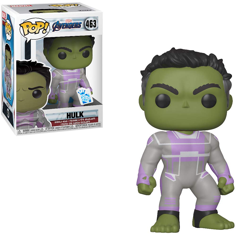 Hulk Funko POP! Marvel Vinyl Figure - Avengers Endgame Exclusive with PET Plastic Protector | Collectible Action Figure for Marvel Fans & Display Case for Home/Office Decor