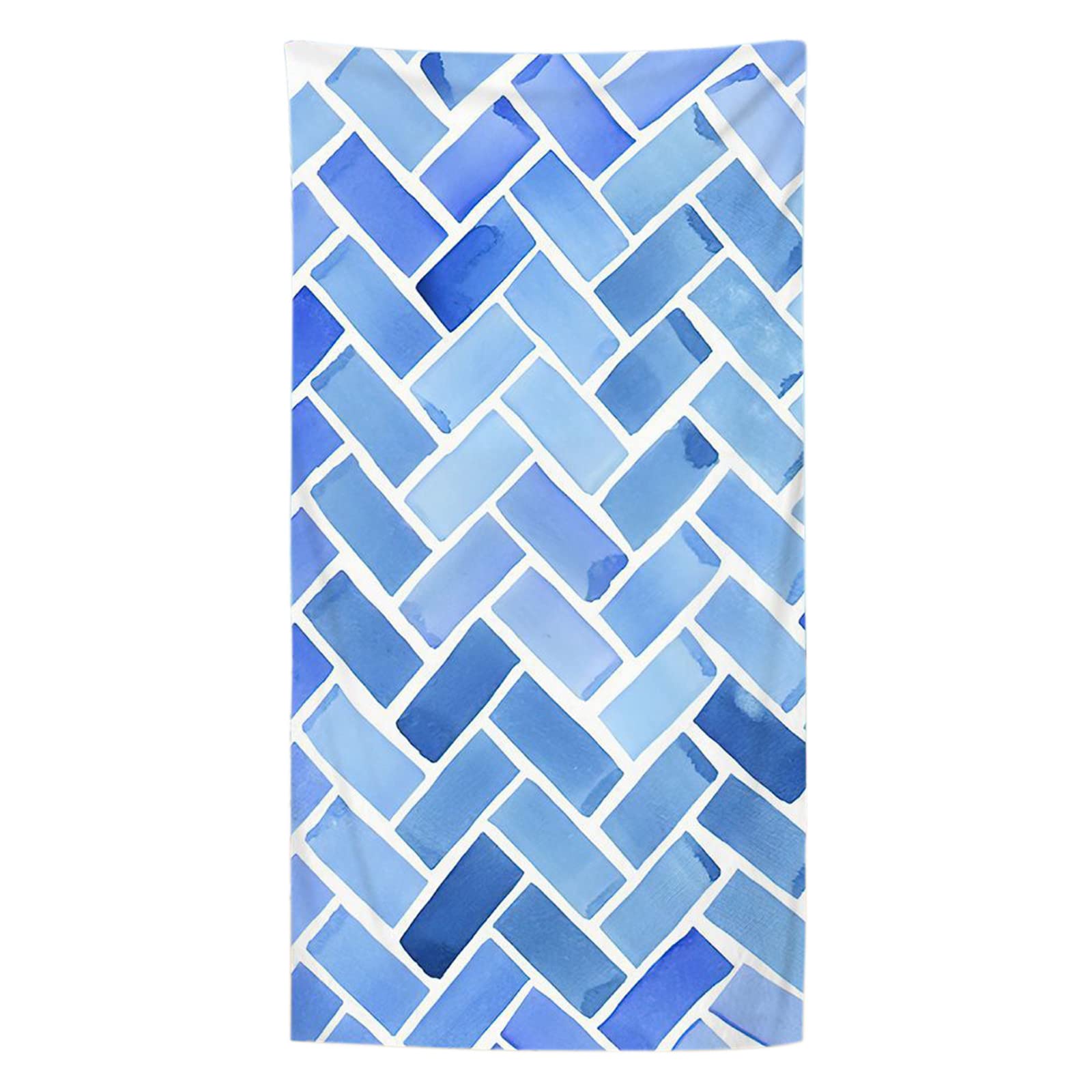 Premium Microfiber Beach Towel - Ultra Lightweight, Quick Dry & Sandproof - Stylish Pattern Bath Towel for Travel, Pool, Yoga & Outdoor Activities