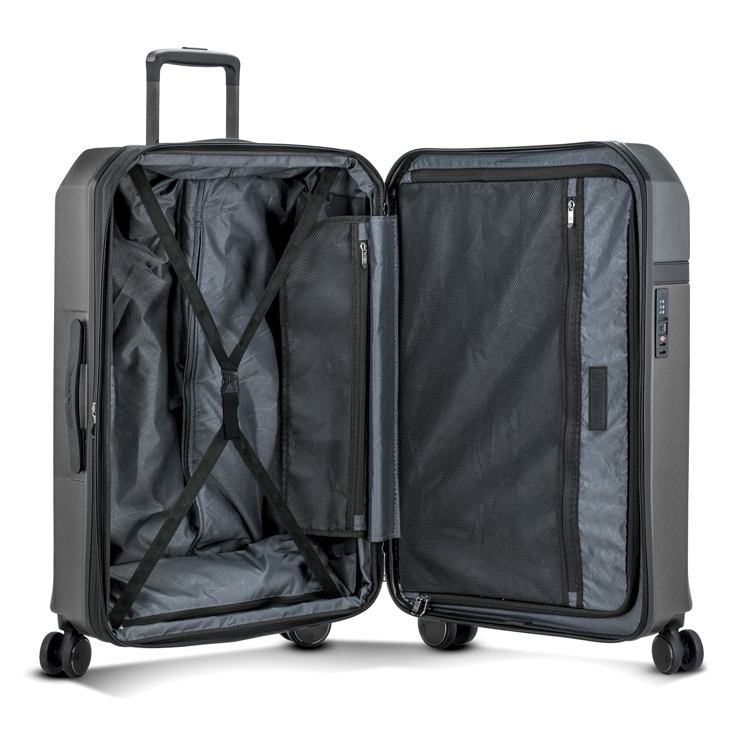 Vulkan 3-Piece Expandable Luggage Set with Spinner Wheels - Lightweight Durable Suitcase for Travel, Business Trips & Family Vacations