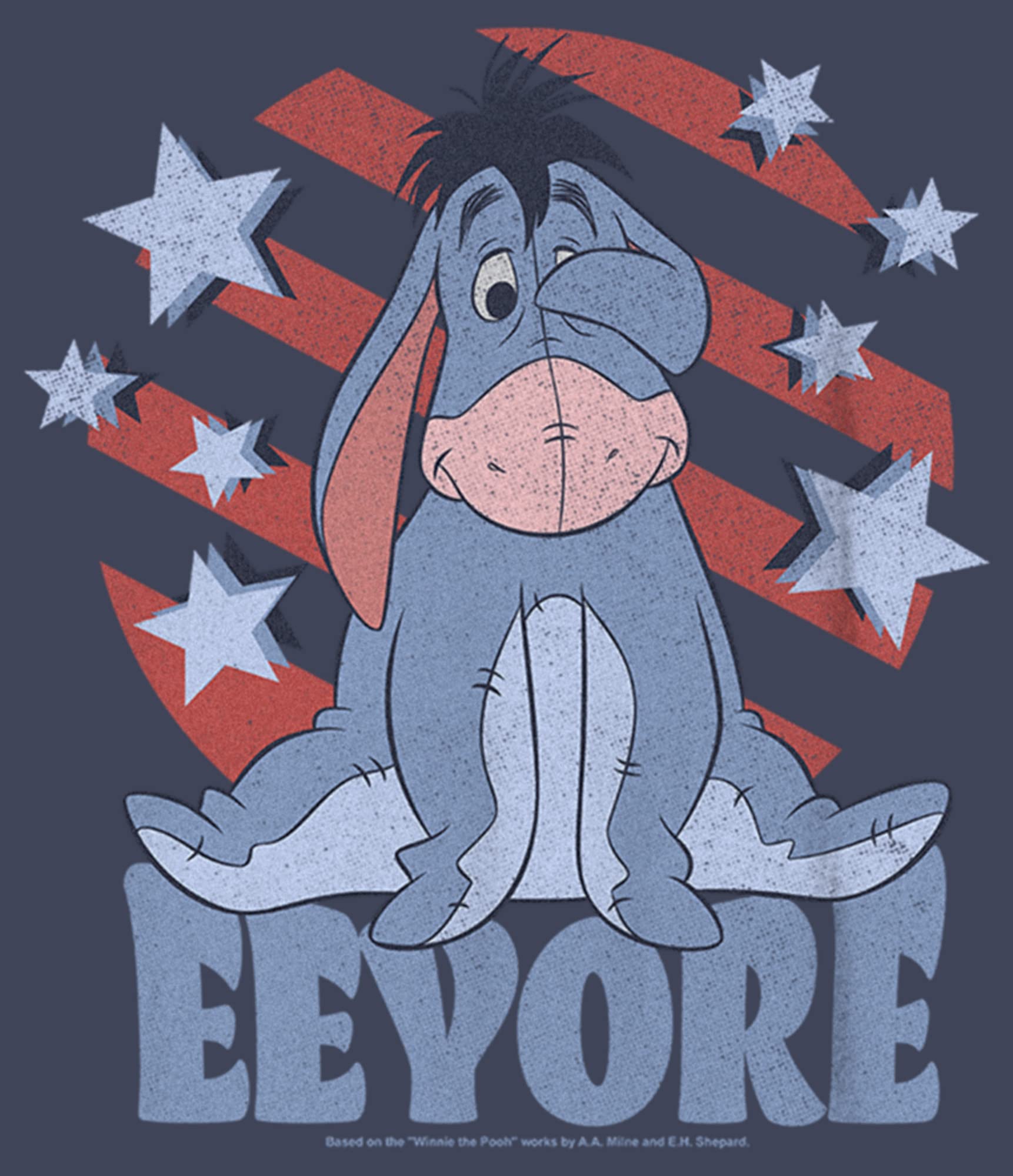 Disney Winnie The Pooh & Eeyore Boys' Heather Gray Crewneck T-Shirt | Soft Cotton Tee for Kids | Birthday Gifts & Casual Everyday Wear