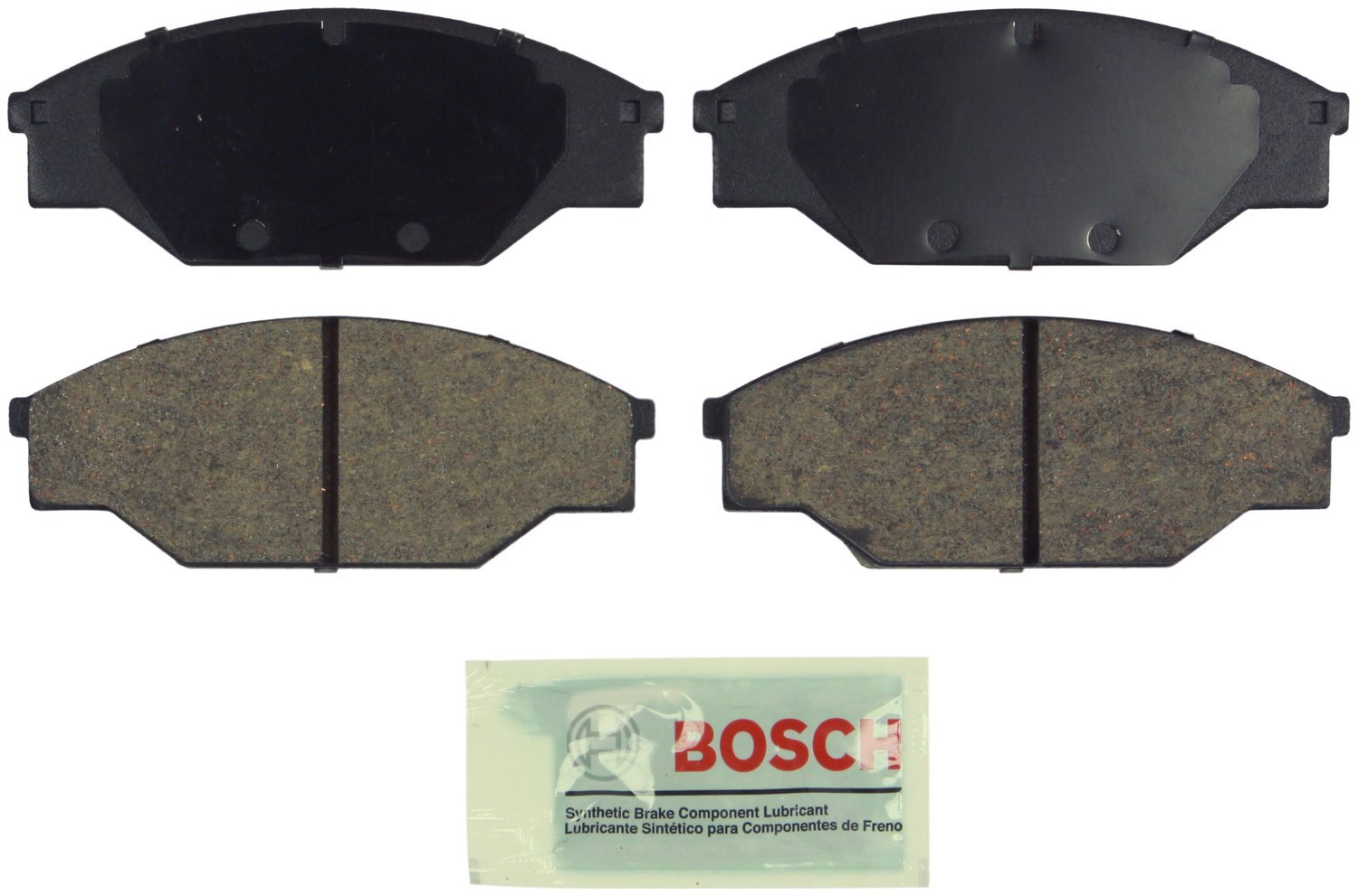 BOSCH BE438 Blue Ceramic Disc Brake Pad Set - Front Brake Pads for Smooth & Quiet Performance | Perfect for Sedans, SUVs & Trucks | Durable & Low Dust Formula