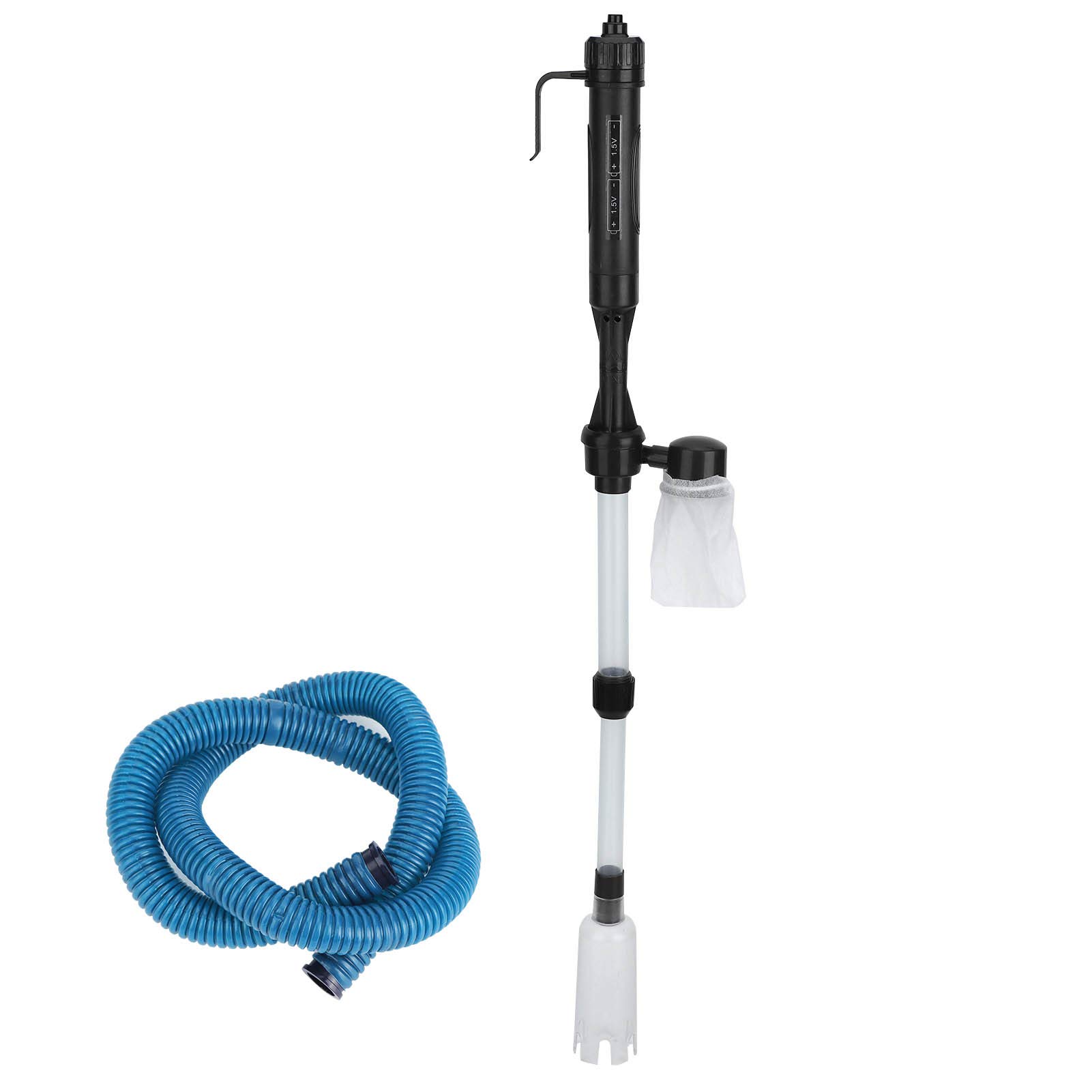 Electric Gravel Cleaner - 3-in-1 Aquarium Water Changer with Sludge Extraction | Plastic Fish Tank Vacuum for Easy Water Changes & Substrate Cleaning | Perfect for Freshwater & Saltwater Tanks