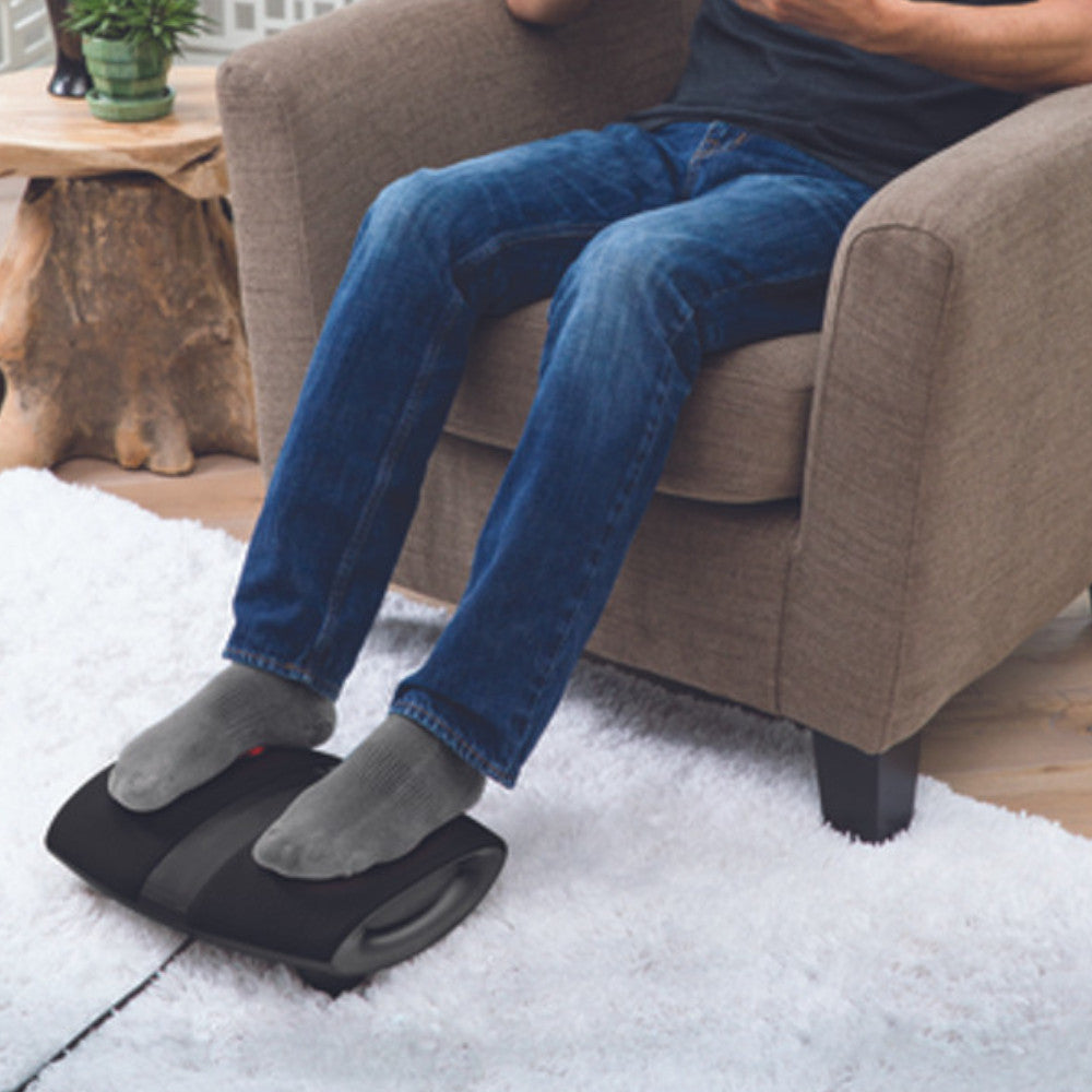 HOMEDICS Shiatsu Elite Foot Massager with Heat - Deep Kneading Massage for Pain Relief & Relaxation - Perfect for Home, Office & Post-Workout Recovery - Blemished Package with Full Warranty