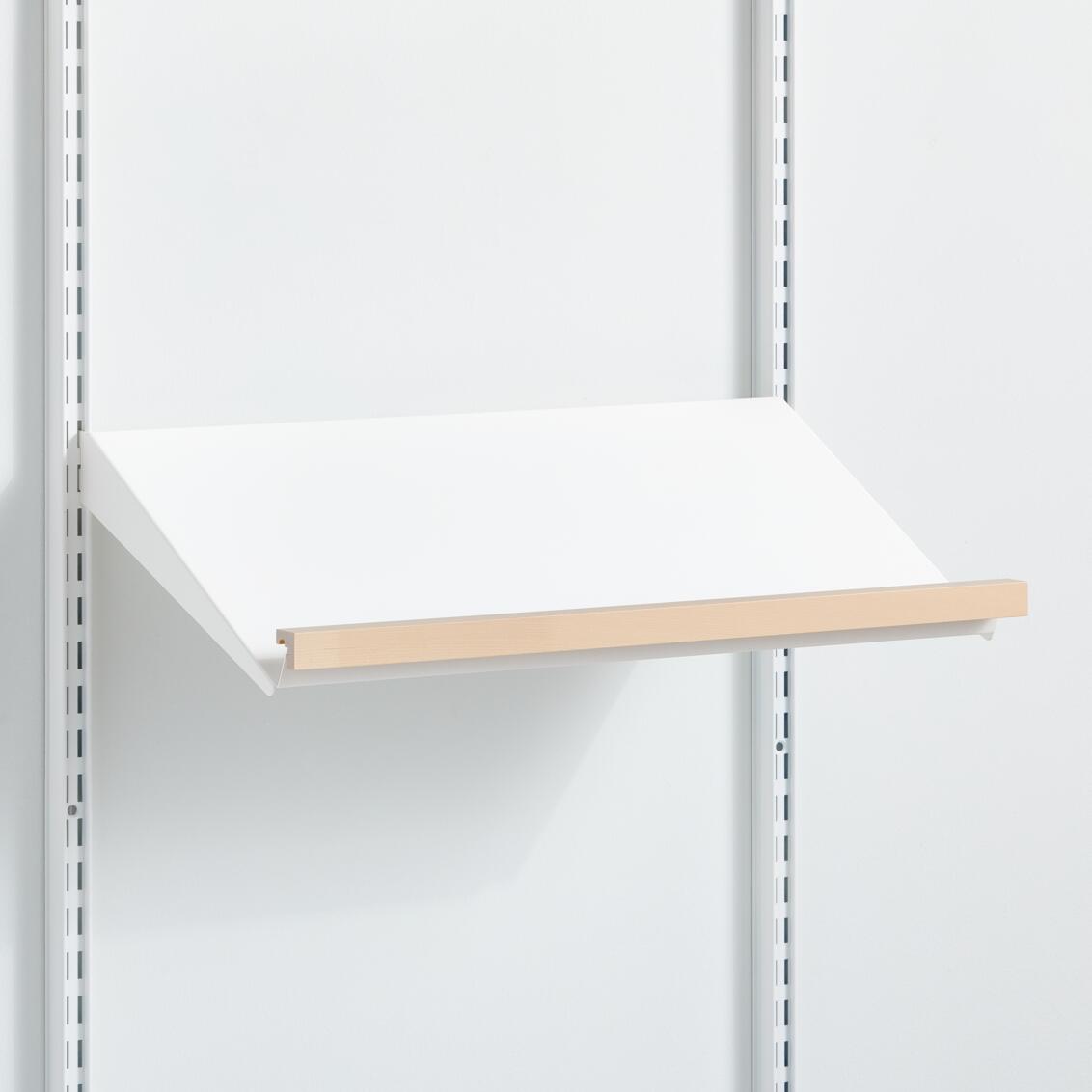 60cm Angled Shelf Trim - Decorative Edge Molding for Shelves, Cabinets & Furniture - Perfect for Home, Office & Retail Display