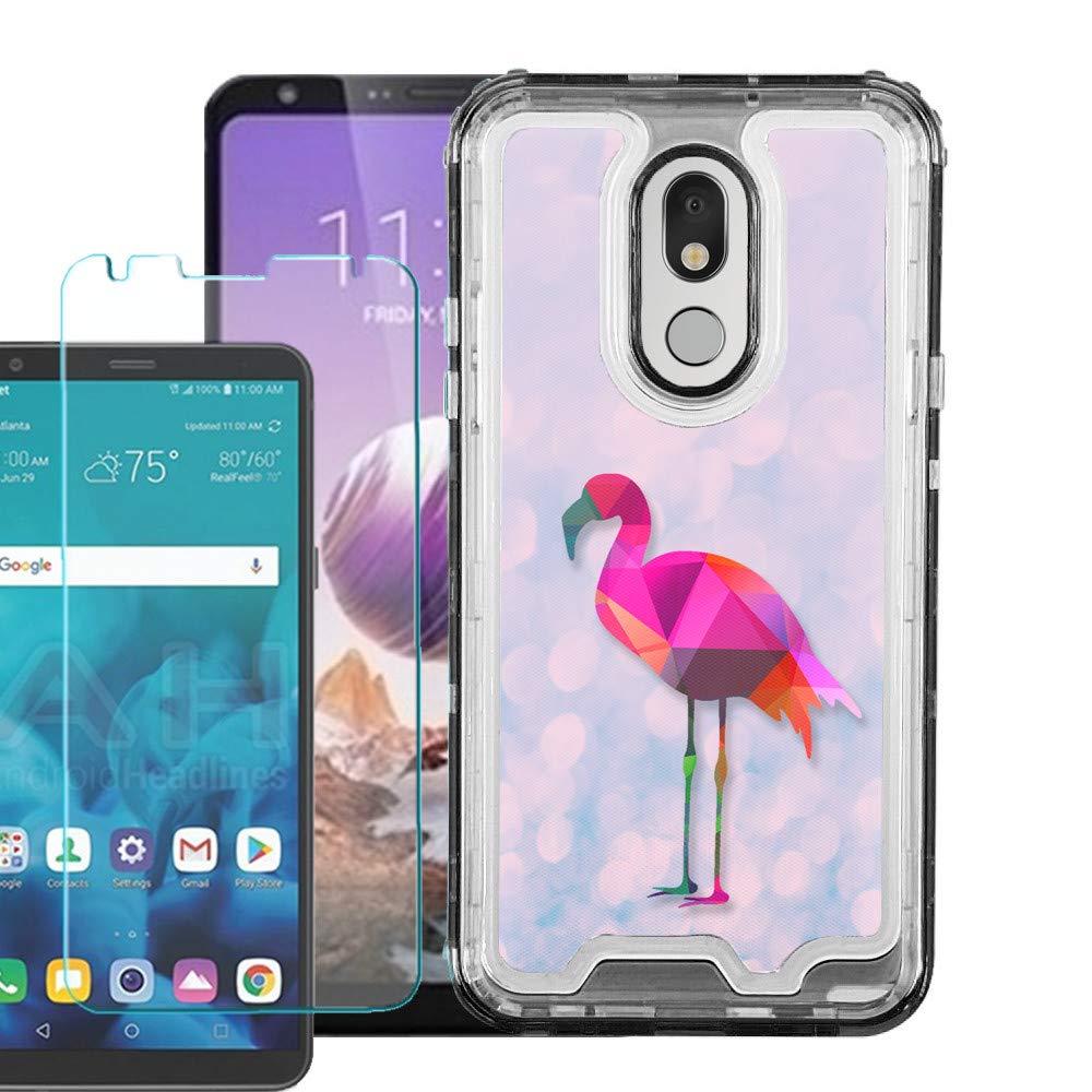 LG Stylo 5 Case with Screen Protector - Hybrid Bumper Cover for Daily Protection