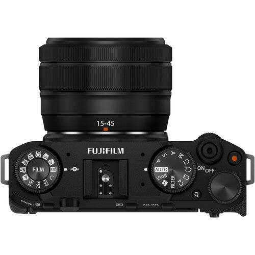 FUJIFILM X-M5 Mirrorless Digital Camera with XC 15-45mm f/3.5-5.6 OIS Lens Kit (Black) - Compact & Lightweight for Travel, Vlogging & Street Photography