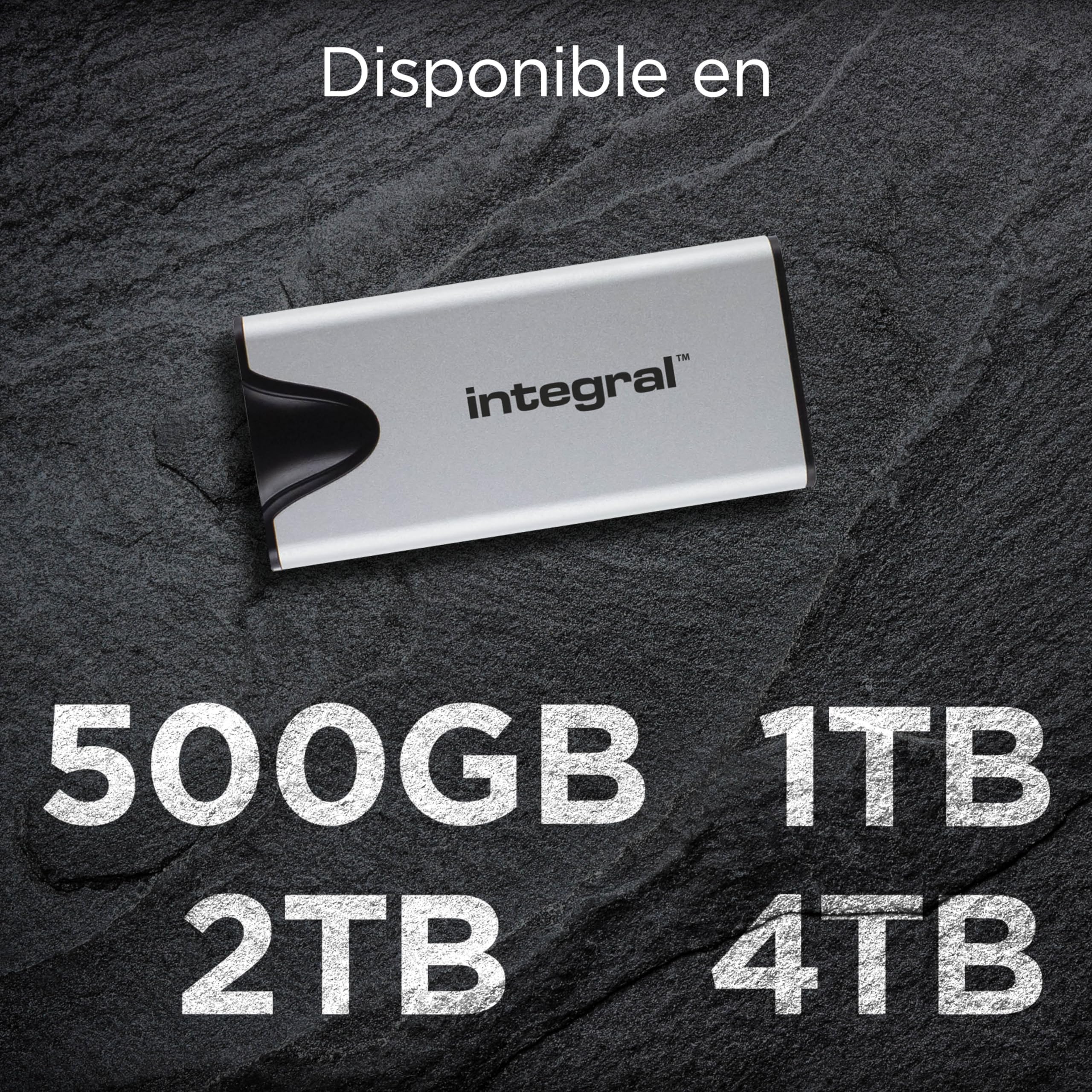 Integral SlimXpress Pro 2TB Portable SSD - Ultra Fast 2000MB/s Read/Write Speed, USB 3.2 Gen 2x2, Compact Aluminum Design for Mac/PC/Android/XBOX/PS5 - Perfect for Gaming, 4K Video Editing & External Storage Solutions