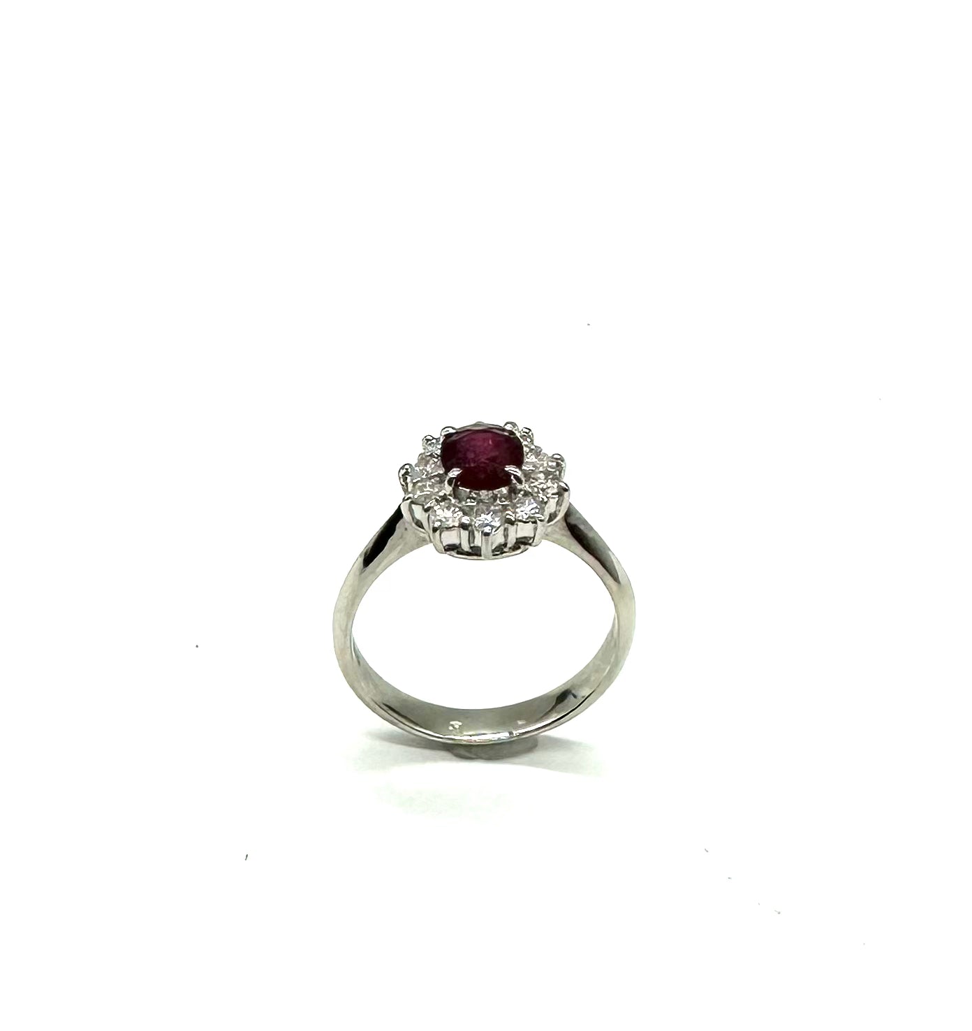 Exquisite Ruby & Diamond Ring for Women - 14K Gold Vintage Engagement Wedding Band - Perfect for Anniversary, Proposal & Special Occasions