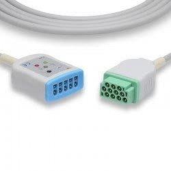 Technical Precision Replacement Trunk Cable for GE Healthcare Marquette 2017003-001 - ECG Monitoring & Medical Equipment Repair