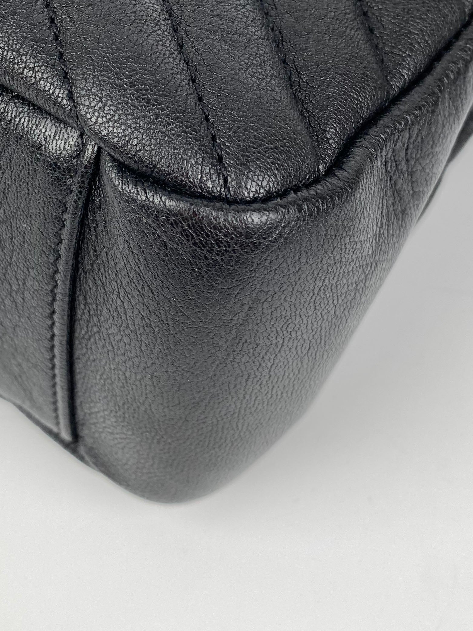 Saint Laurent Large Black Quilted Leather College Bag - Luxury Designer Handbag for Women, Perfect for Work, Travel & Everyday Use