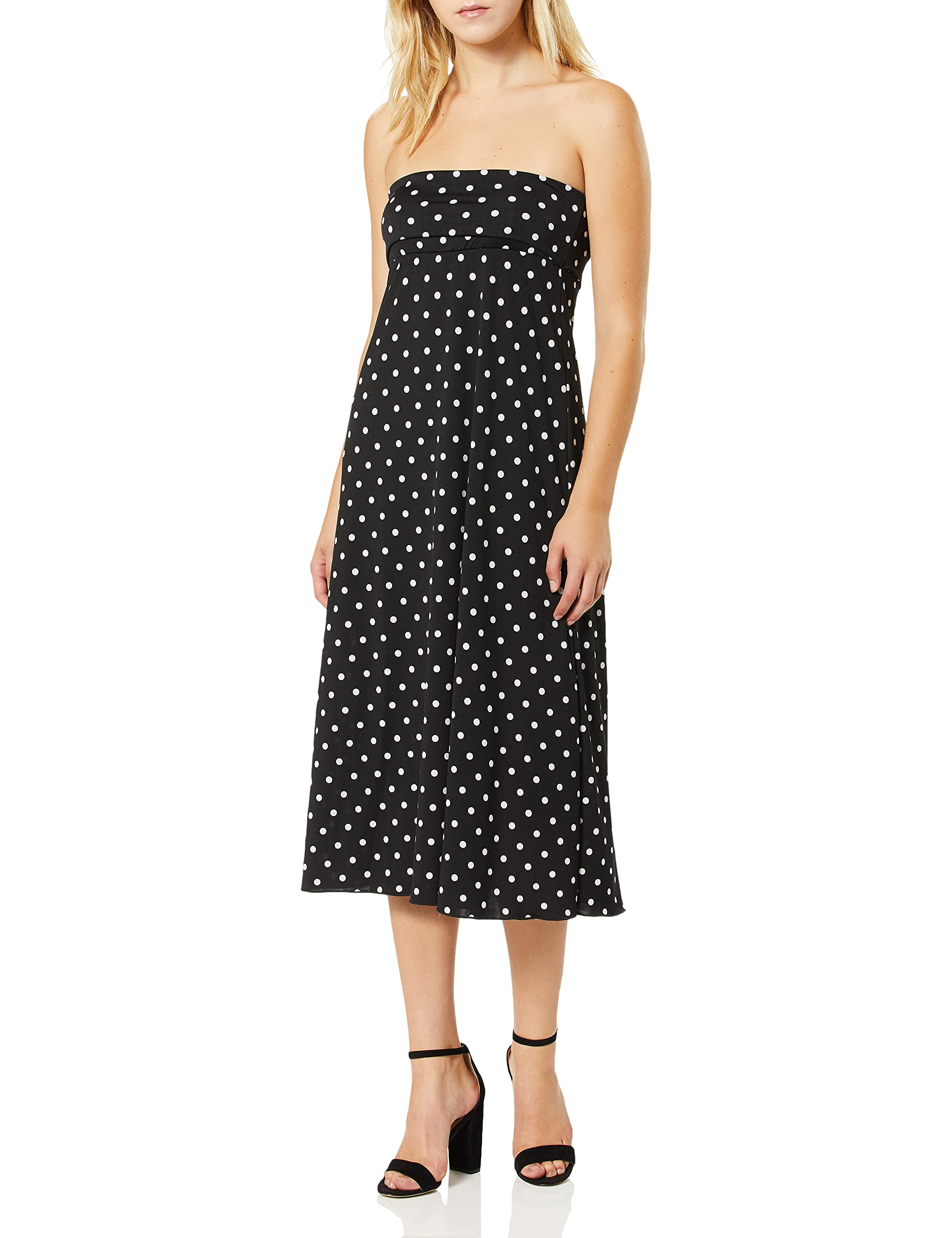Star Vixen Women's Fold Over Waist Maxi Skirt - Flowy Long Skirt with Elastic High Waist for Summer, Beach, and Casual Outfits