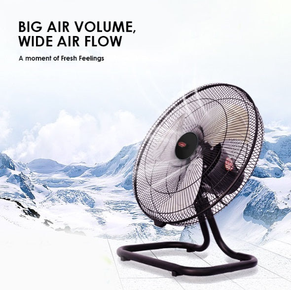 Europace EPF2183U 18 Inch Twin Turbo Power Floor Fan - High Velocity Cooling for Home, Office & Outdoor Use