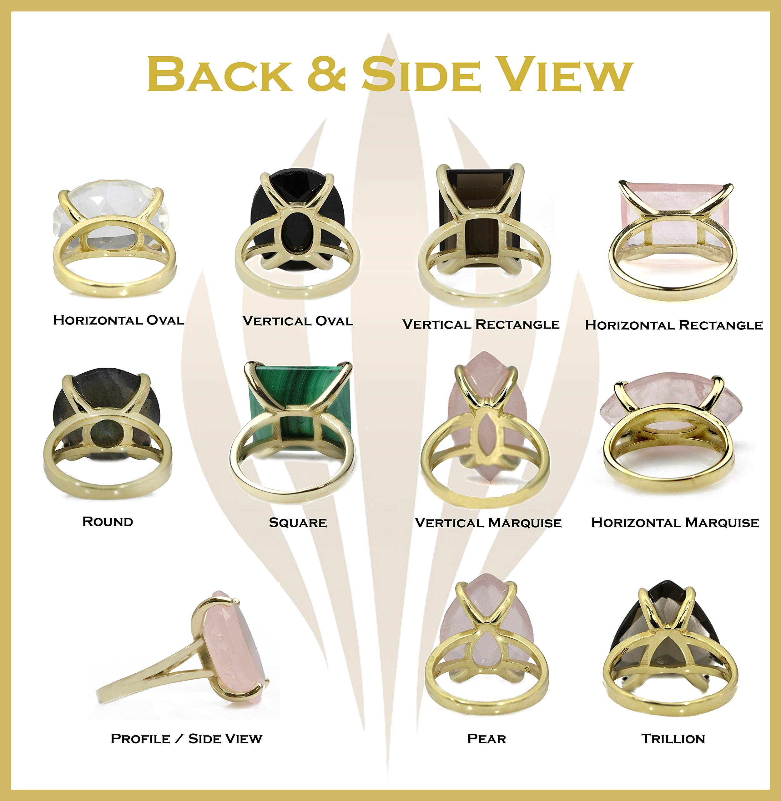 14K Yellow Gold Amazonite Marquise Ring for Women - Anniversary, Birthday Gift - Elegant Cocktail Jewelry for Parties & Events