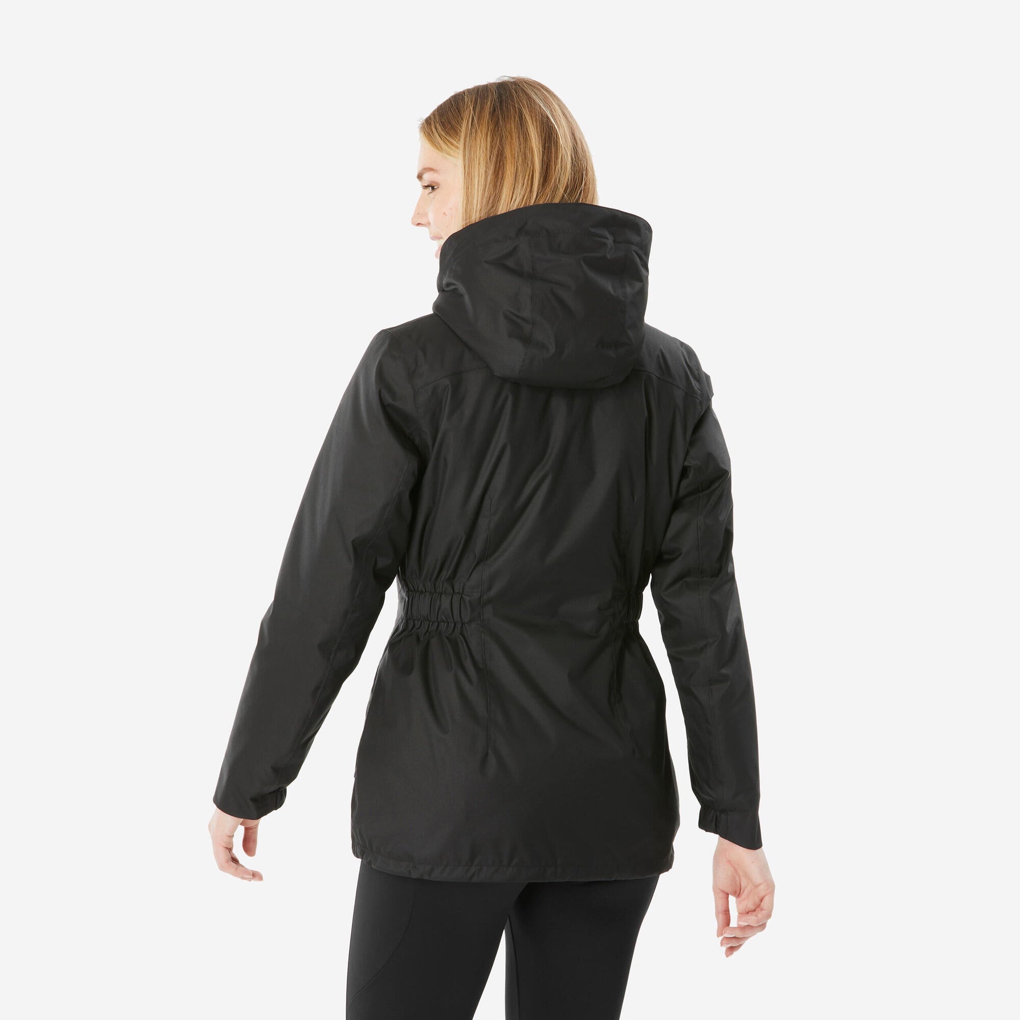 Quechua Women's Waterproof Winter Hiking Jacket - SH500 Warm Down Coat for Cold Weather Up to 14°F - Perfect for Outdoor Adventures, Snow Sports & Winter Travel