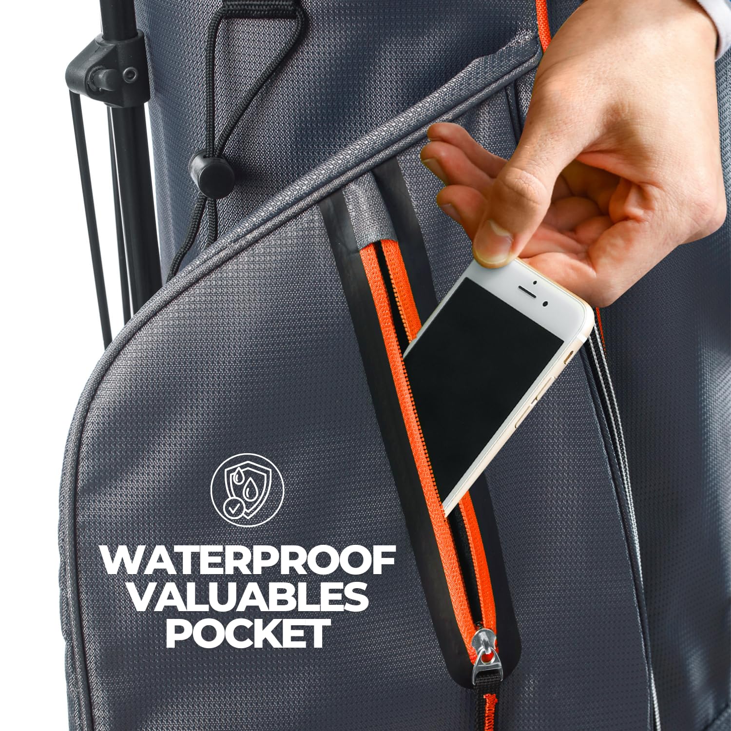 Ultra Lightweight Golf Stand Bag - IZZO Premium Carry Golf Bag for Men & Women - Perfect for Walking the Course, Range Practice & Travel