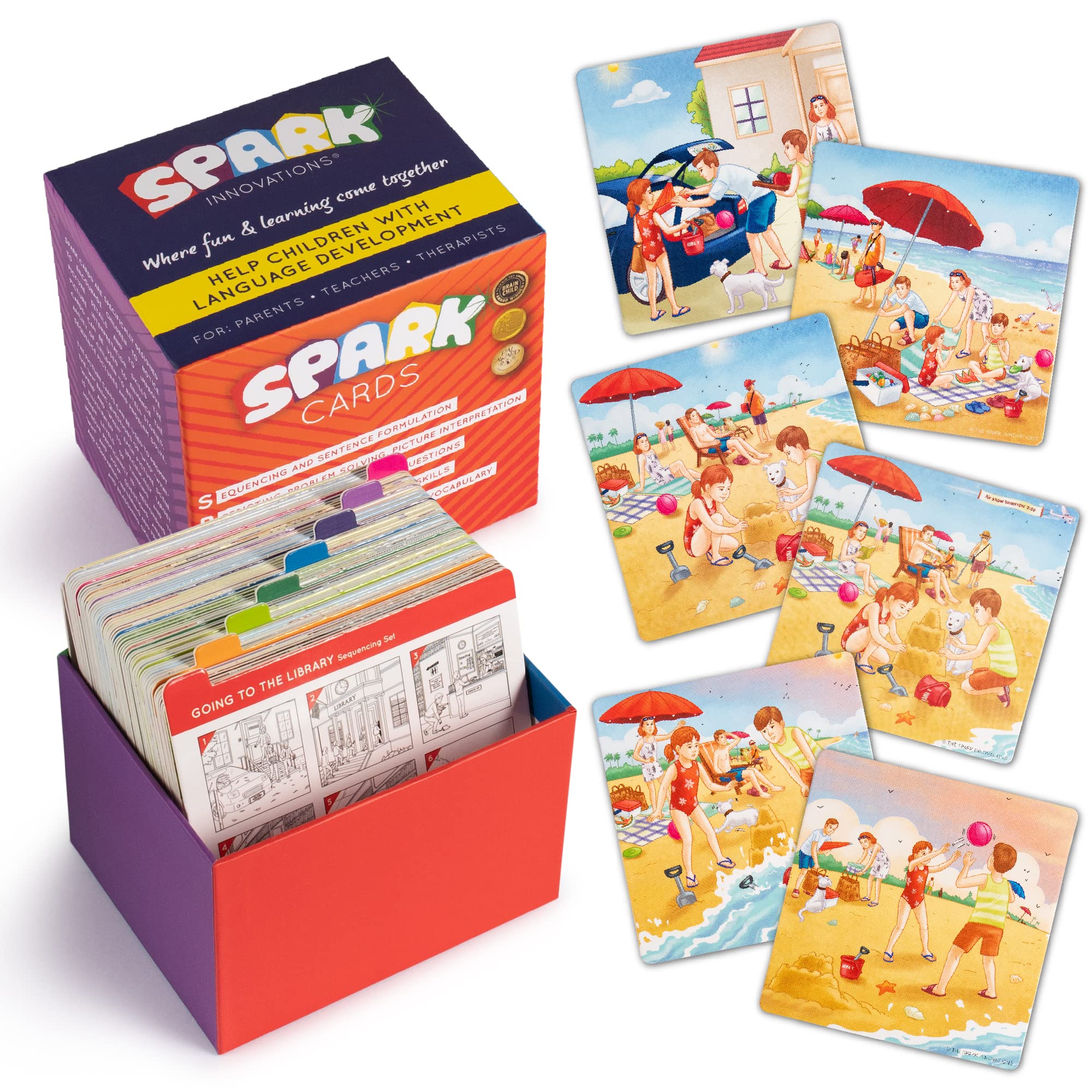 Sequence Cards for Storytelling & Speech Therapy - Educational Game for Special Needs, Autism & SEL | Improve Language Skills, Sentence Building & Problem Solving | Perfect for Classroom, Homeschool & Therapy Sessions