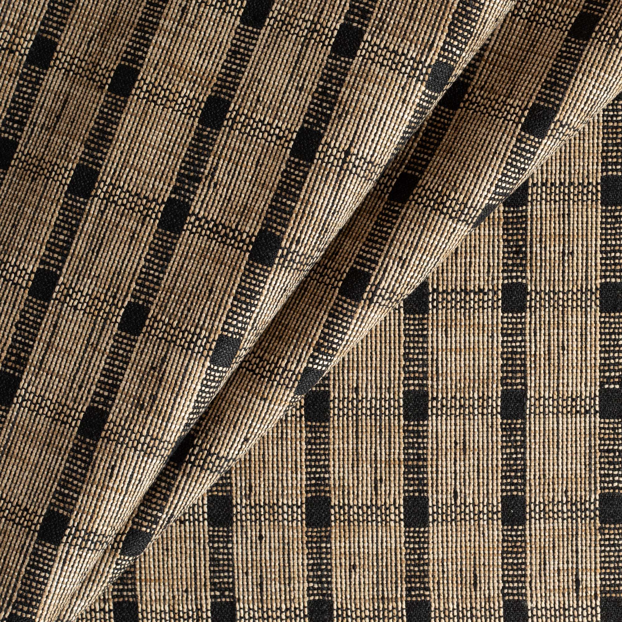 Premium Harriet Check Fabric - Espresso Brown Cotton Blend for Upholstery, Curtains & Home Decor | Durable & Stylish Textile for DIY Sewing Projects
