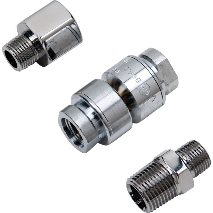 Haws SP212 Drench Hose Vacuum Breaker - Brass Anti-Siphon Device for Water Safety | Perfect for Laboratories, Medical Facilities & Emergency Wash Stations