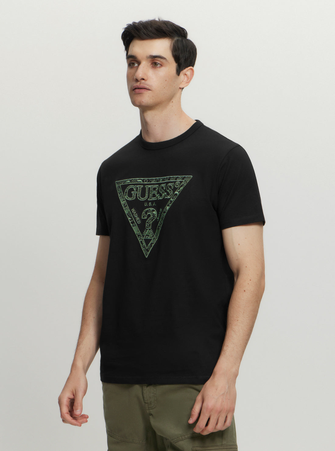 Eco-Friendly Black Logo T-Shirt for Men & Women | Organic Cotton Casual Tee | Perfect for Everyday Wear, Gym & Outdoor Activities