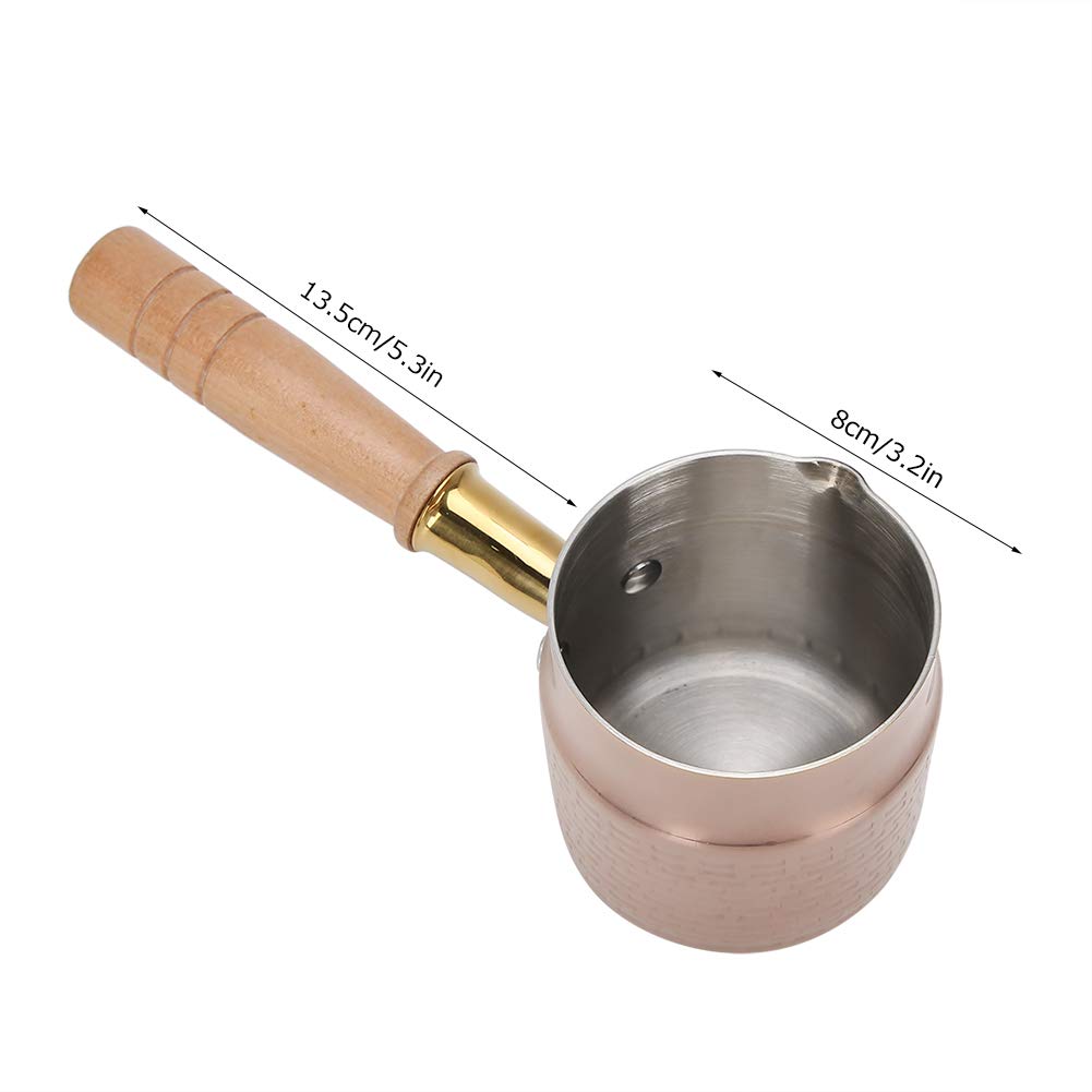 Premium Stainless Steel Butter Warmer & Measuring Pan - Thickened Milk Pot for Melting Butter, Chocolate, Sauces - Ideal for Restaurants, Kitchens & Home Baking Use