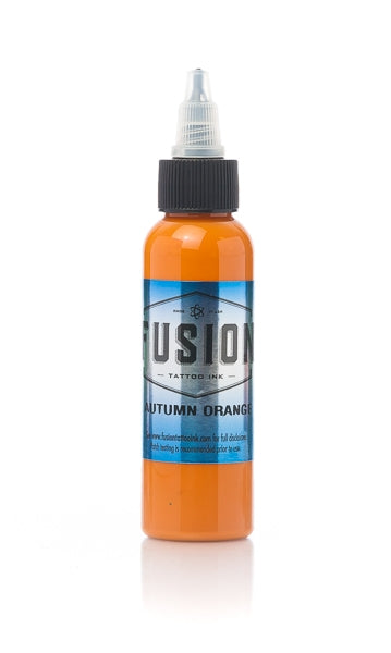 Premium Autumn Orange Fusion Tattoo Ink - Professional Tattoo Supplies for Artists (Various Sizes Available) - Perfect for Sleeve Tattoos, Body Art & Permanent Makeup
