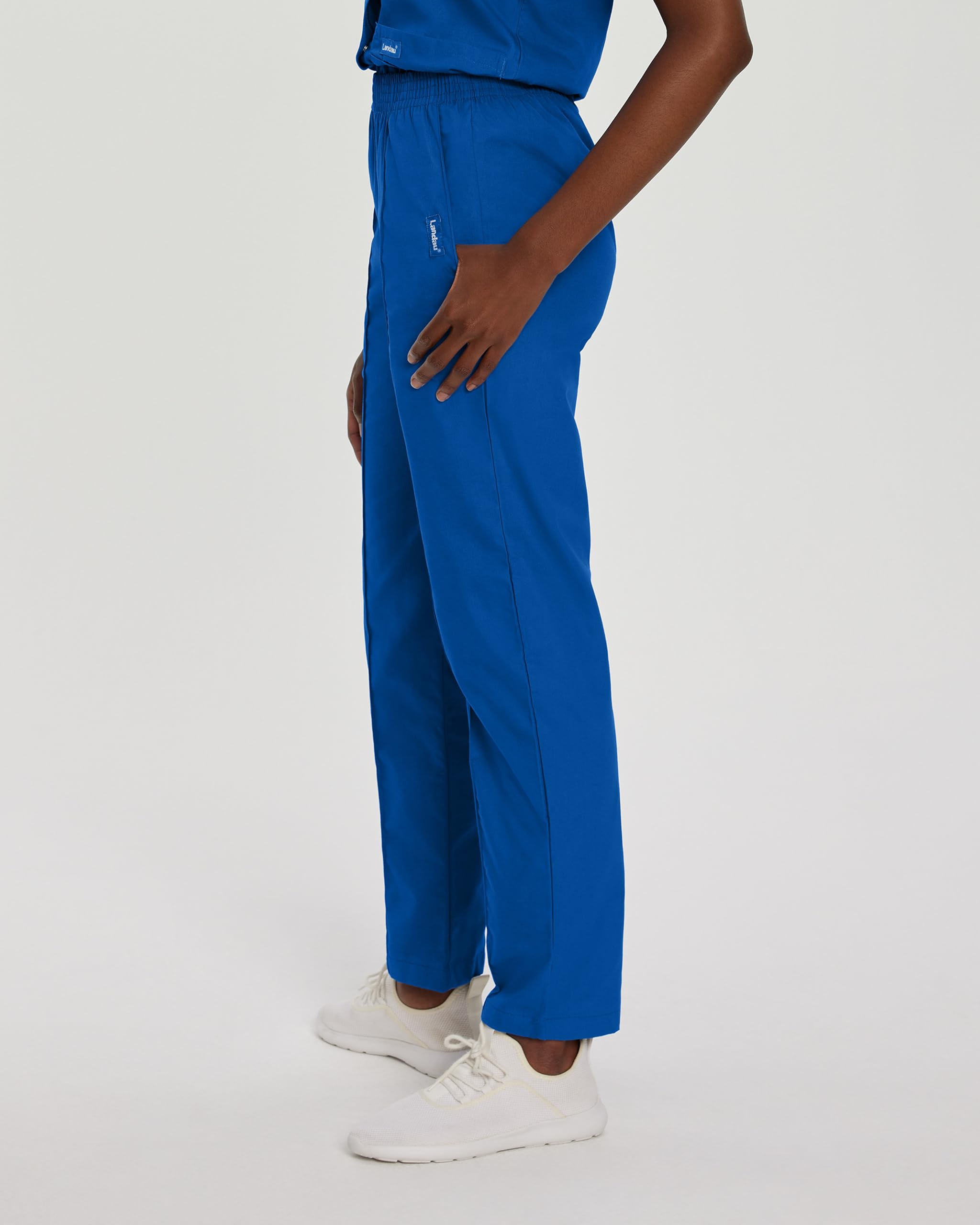 Landau Essentials 8320 Medical Scrubs - Galaxy Blue MT - Comfortable & Durable for Nurses, Doctors & Healthcare Professionals - Perfect for Long Shifts & Hospital Work