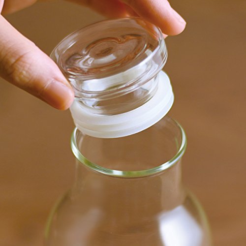 KINTO BOTTLIT 27686 Glass Dressing Bottle - 4.1 fl oz (130 ml) - Microwave & Dishwasher Safe - Heat-Resistant Glass Container for Salad Dressing, Olive Oil, Vinegar & Sauces - Perfect for Kitchen, Restaurant & Meal Prep