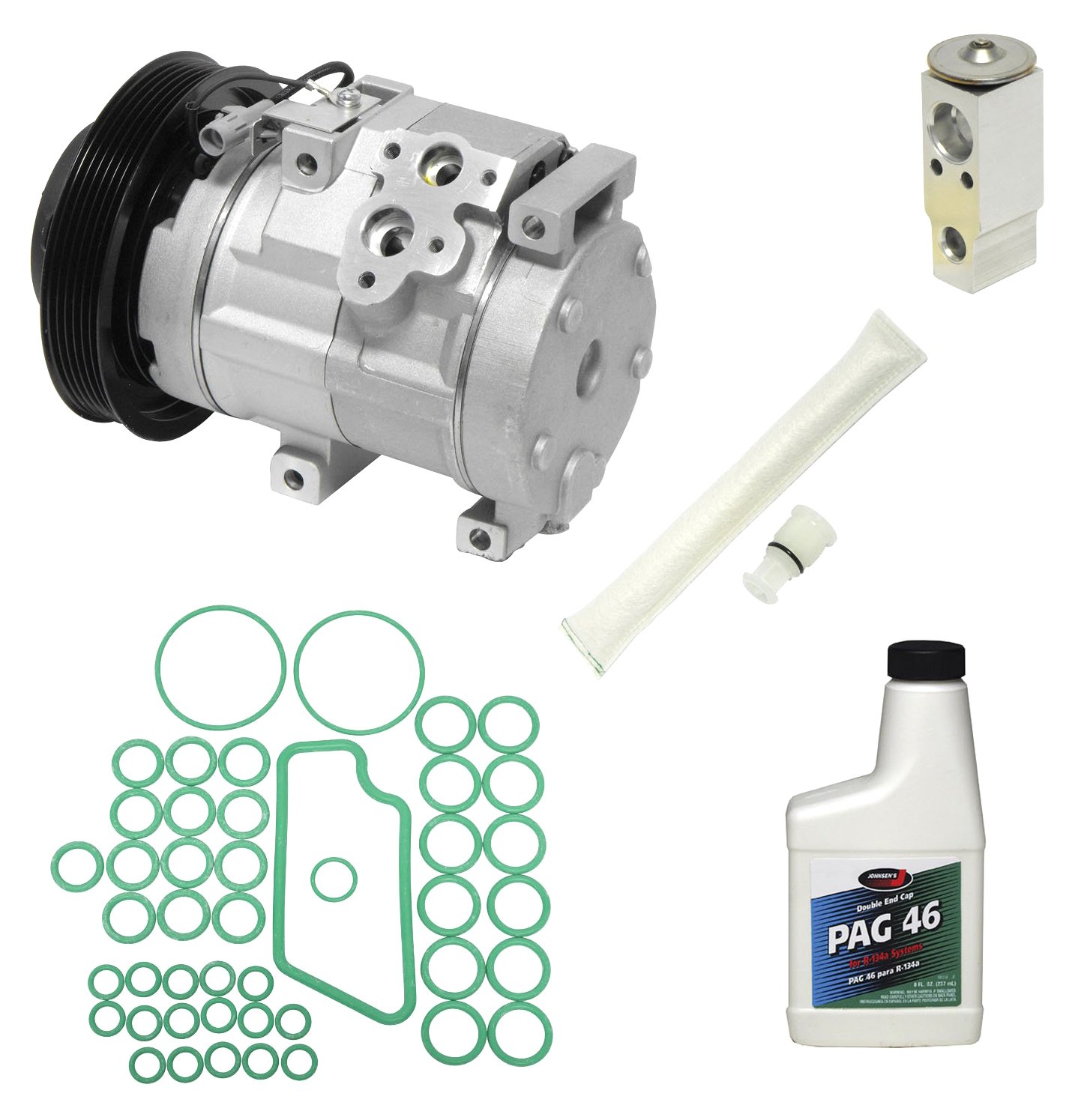 Universal Air Conditioner KT 3993 A/C Compressor & Component Kit - Replacement Parts for Car AC Repair & Maintenance | Perfect for DIY Auto Fixes & Professional Mechanics