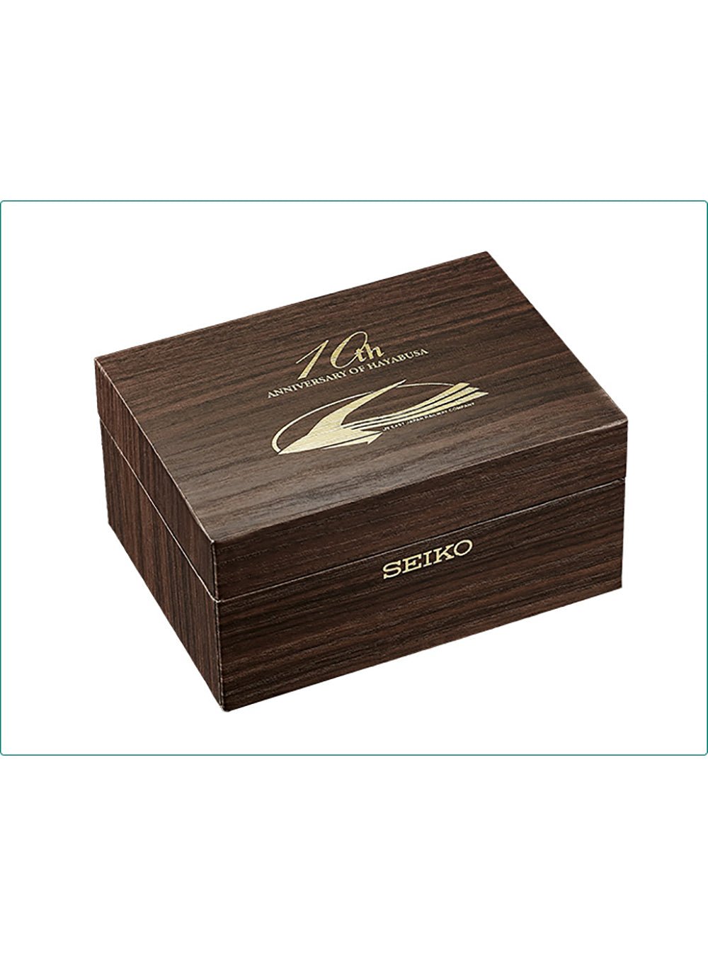SEIKO × JR EAST JAPAN RAILWAY COMPANY 10TH ANNIVERSARY LIMITED EDITION HAYABUSA SHINKANSEN WATCH - MADE IN JAPAN - Perfect for Train Enthusiasts & Collectors
