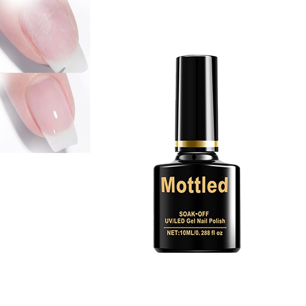 KDGENG Mottled Nail Repair Protection Gel - Strengthening Base Coat for Cracked & Split Nails | Natural Nail Care Solution | Perfect for Salon & Home Manicures
