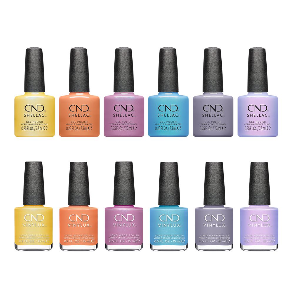 CND Shellac & Vinylux Combo - Across The Maniverse Spring 2024 Collection | Professional Nail Polish Set for Salon & Home Manicure | Perfect for Spring Nail Art & Special Occasions