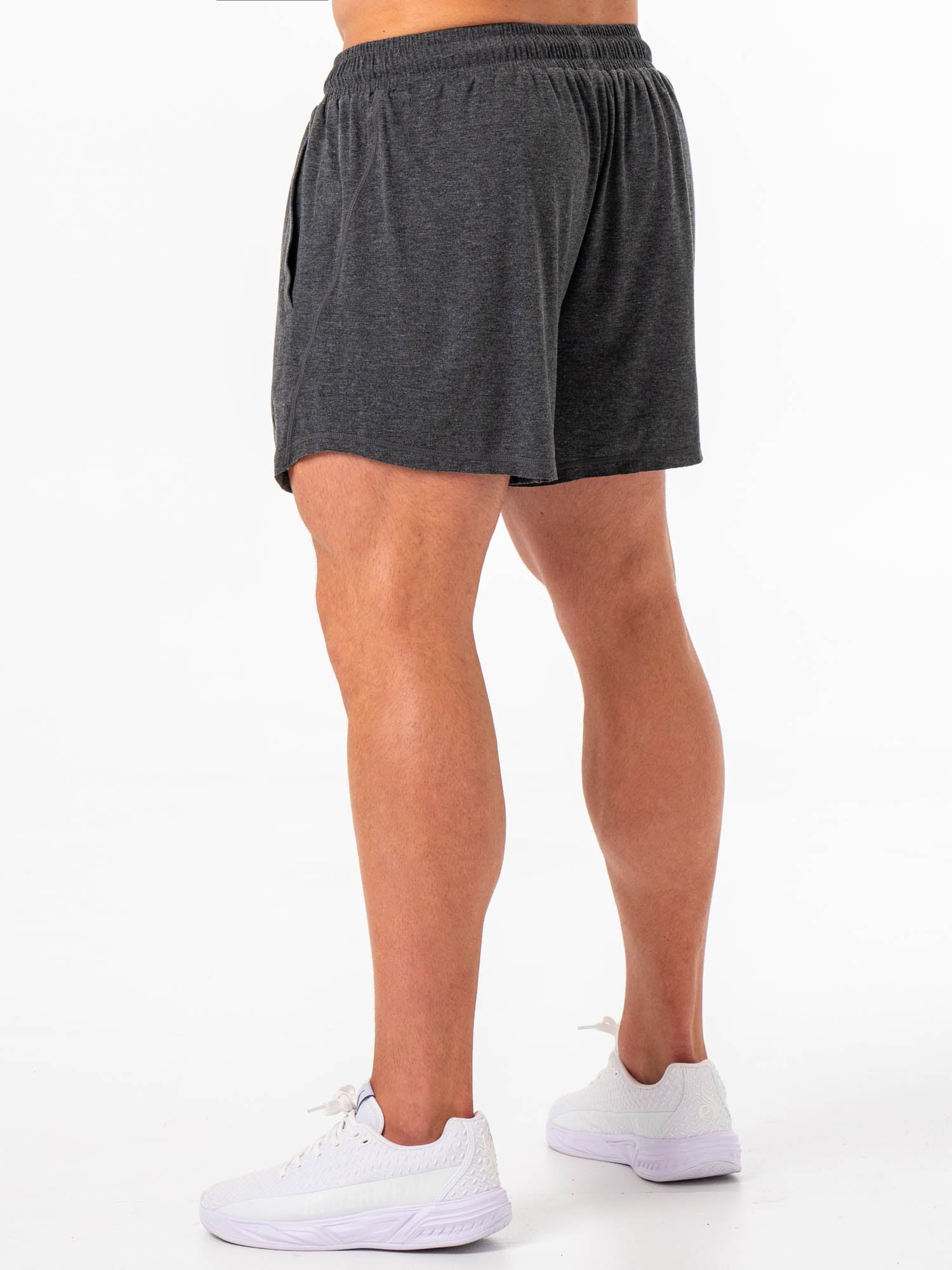 Iron Arnie Shorts - Charcoal Marl | Men's Workout & Gym Shorts for Running, Training & Active Lifestyle