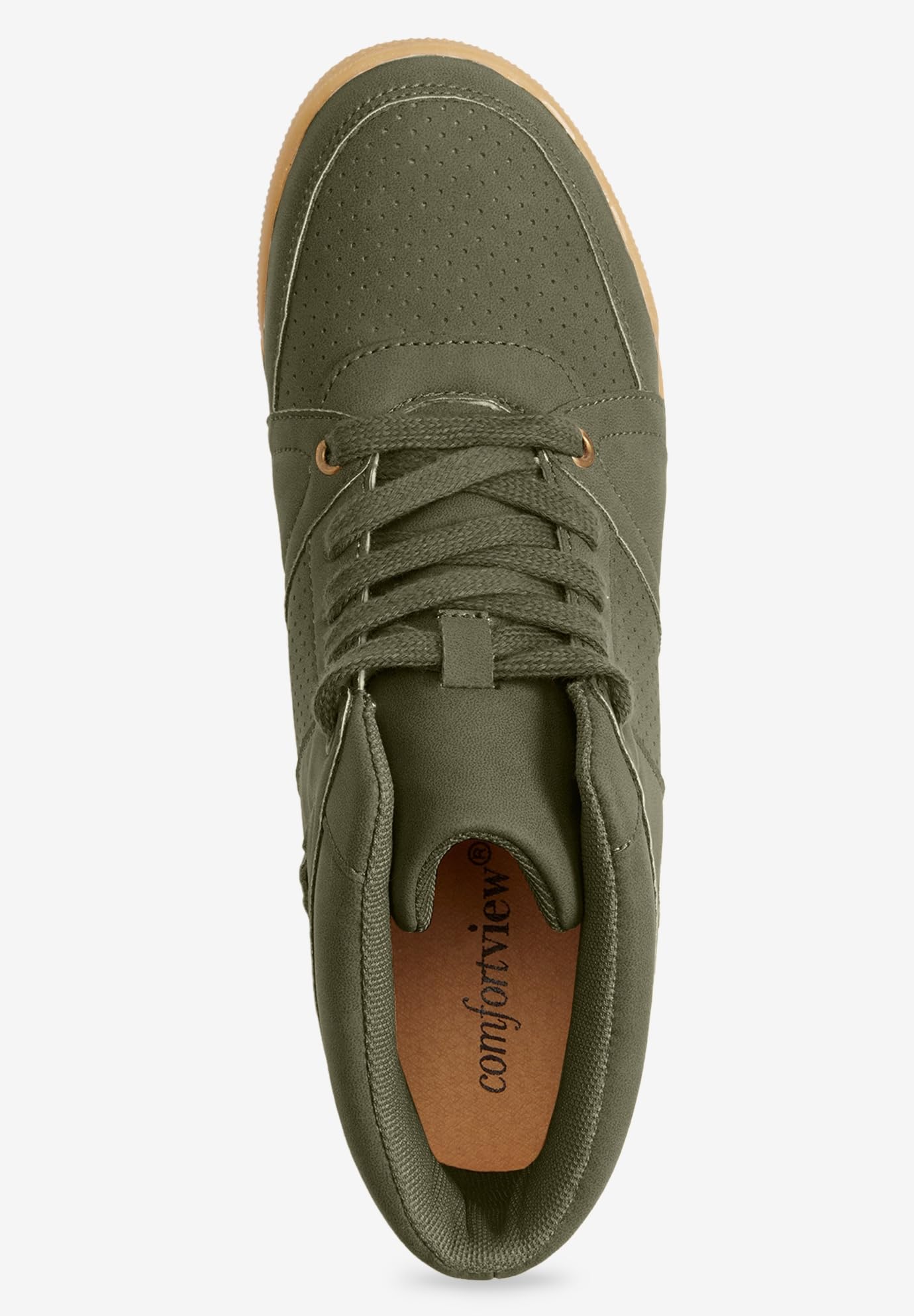 Comfortview Women's Wide Width The Honey Sneakers - Lightweight Walking Shoes for Women with Arch Support - Perfect for Walking, Running & Casual Wear