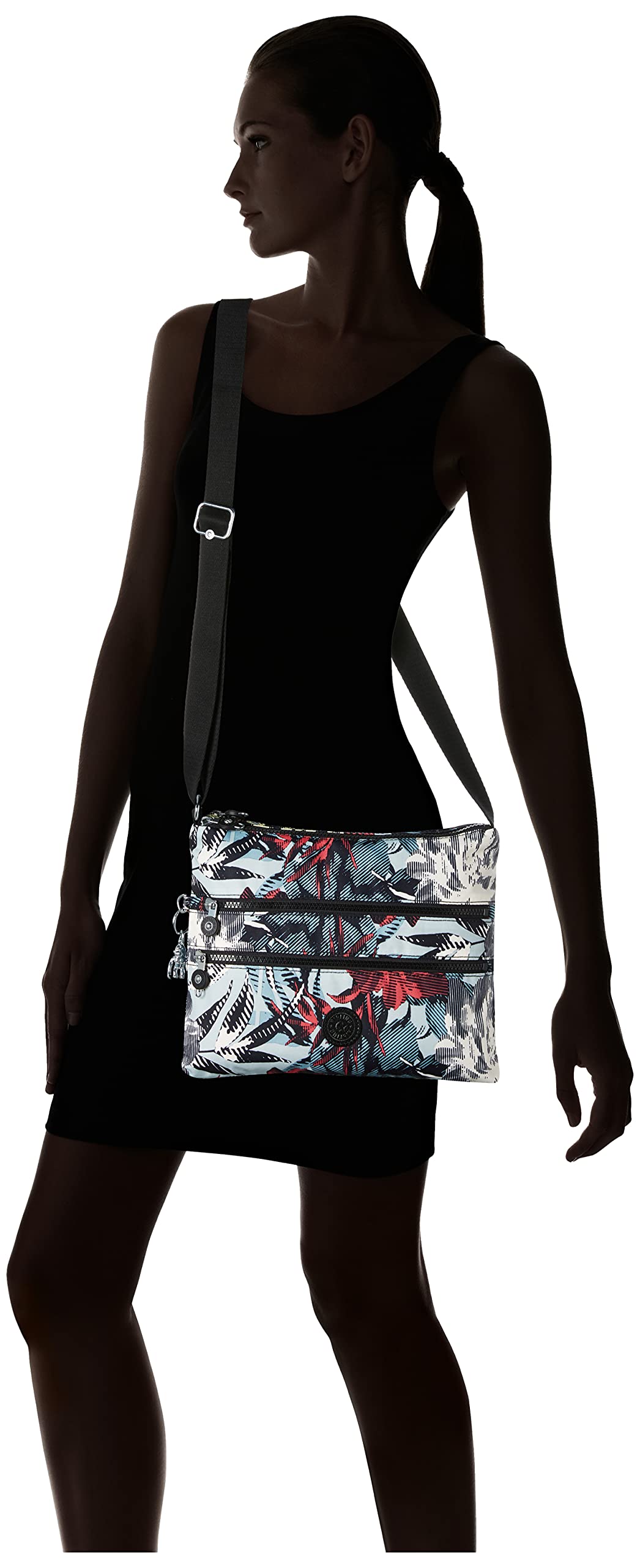 Kipling ALVAR Crossbody Bag for Women - Stylish Casual Flower Print Shoulder Purse, Perfect for Travel, Shopping & Everyday Use