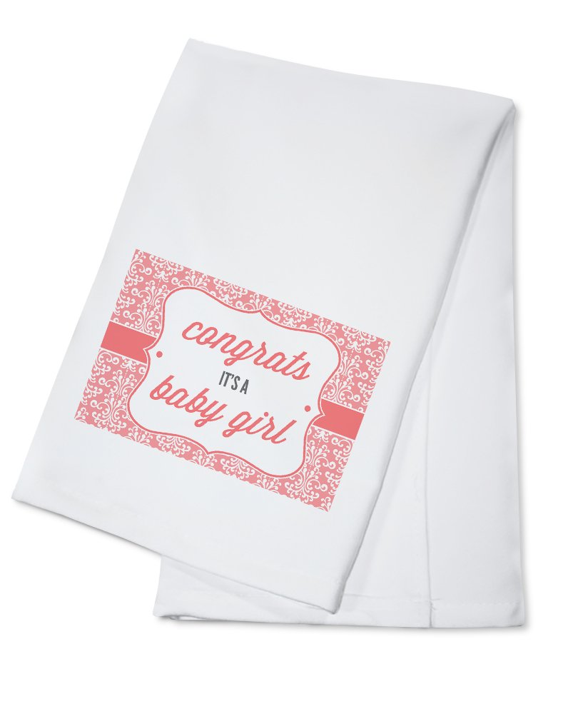 100% Cotton Baby Girl Tea Towel - Decorative Hand Towel for Kitchen, Nursery & Home Decor | Perfect for Baby Showers, Newborn Gifts & Nursery Decorations