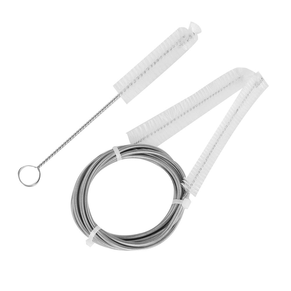 DERCLIVE CPAP Hose Cleaning Brush - Stainless Steel Ventilator Respirator Tube Cleaner for CPAP, BiPAP & Oxygen Machines - Perfect for Home & Travel Use
