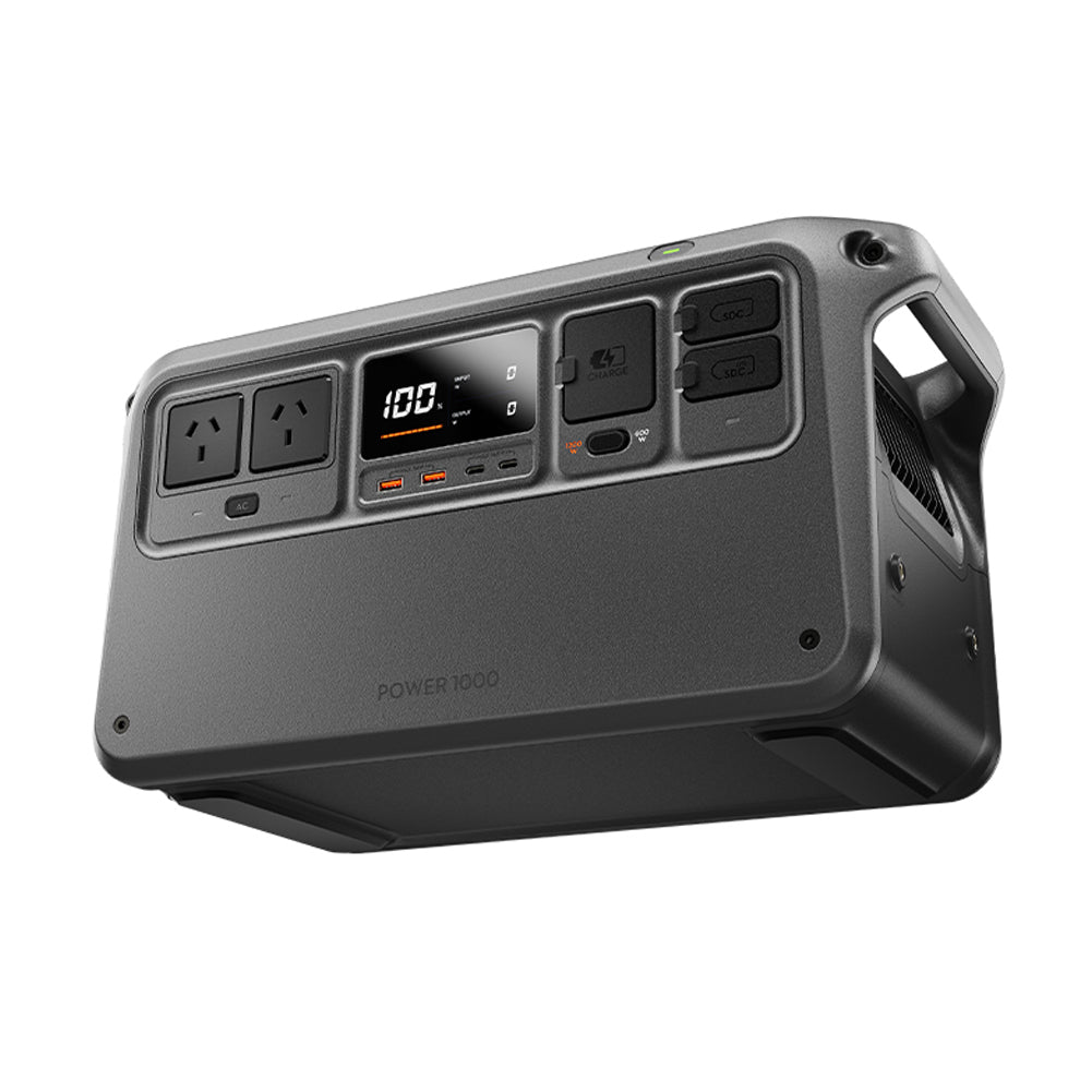 DJI Power 1000 Portable Power Station 1024Wh, 2400W Max Output - Perfect for Camping, RV Trips, Home Backup & Outdoor Adventures