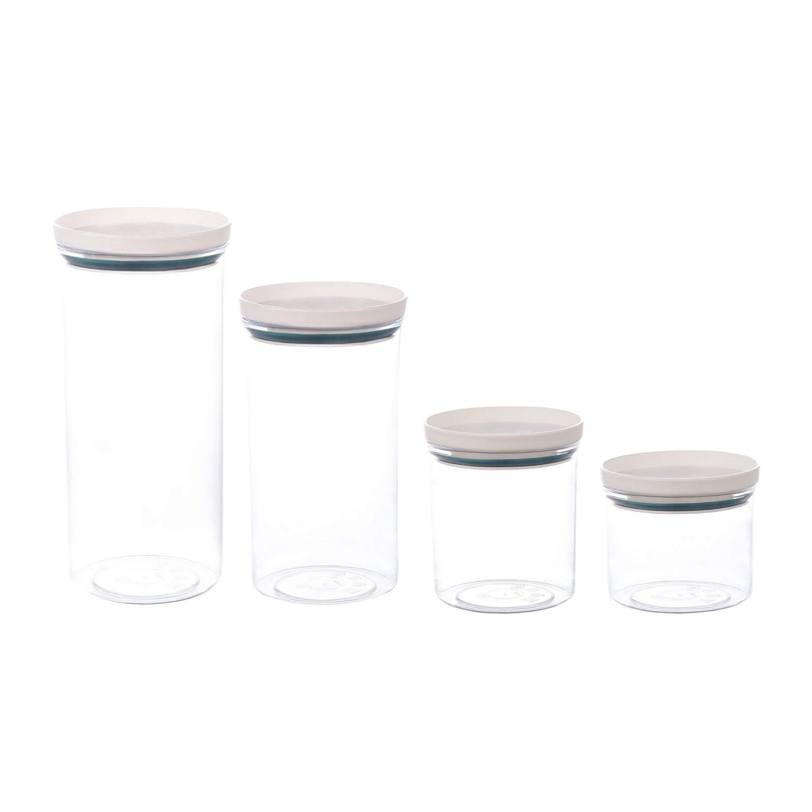 QQtangYA Airtight Plastic Storage Containers for Snacks, Sweaters & Home Organization - Sealed Buckets & Canisters for Kitchen, Pantry & Closet (One Size) | Perfect for Food Storage, Closet Organizing & Household Items