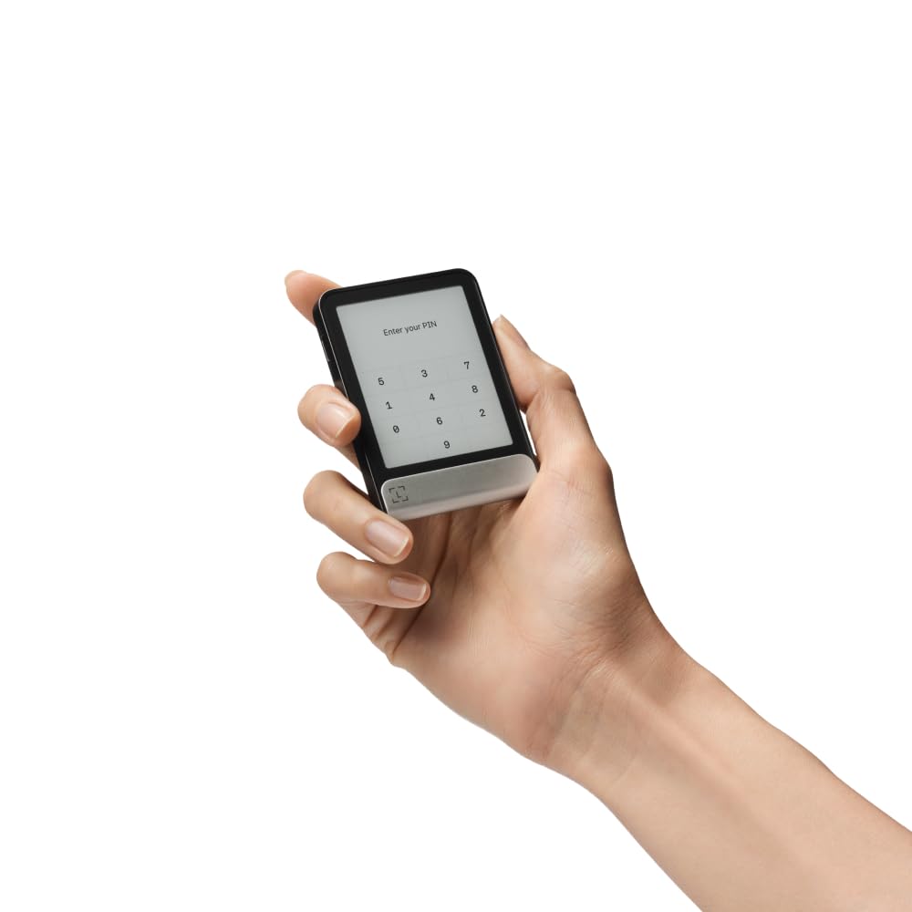 Ledger Flex - Secure E Ink Touchscreen Crypto Wallet for Bitcoin & Ethereum | Portable Cold Storage for Digital Assets | Perfect for Travel & Online Transactions (Graphite)