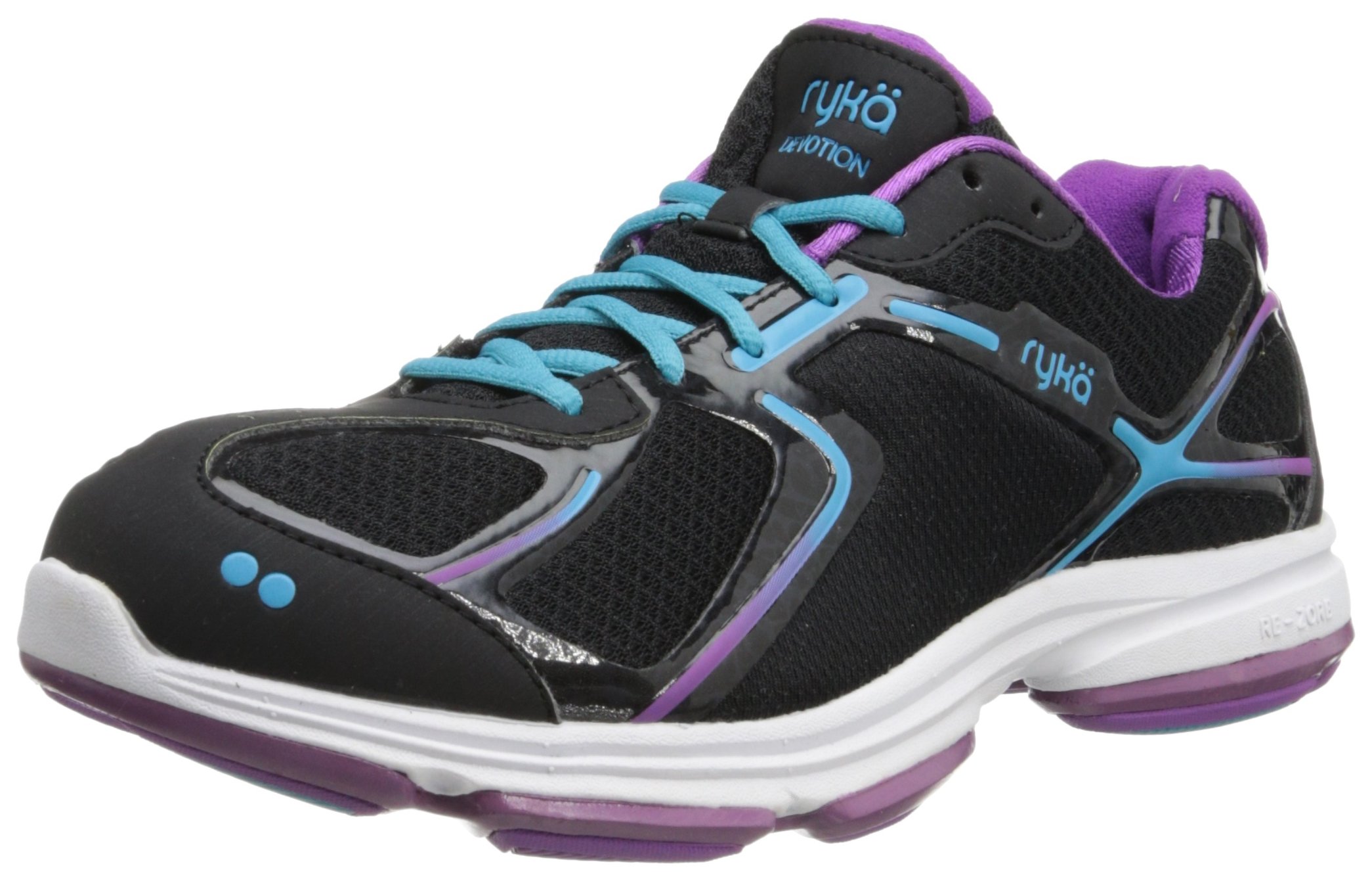 Ryka Women's Devotion Plus 2 Walking Shoes - Lightweight Comfortable Sneakers for Women with Arch Support | Perfect for Walking, Jogging, and Everyday Wear