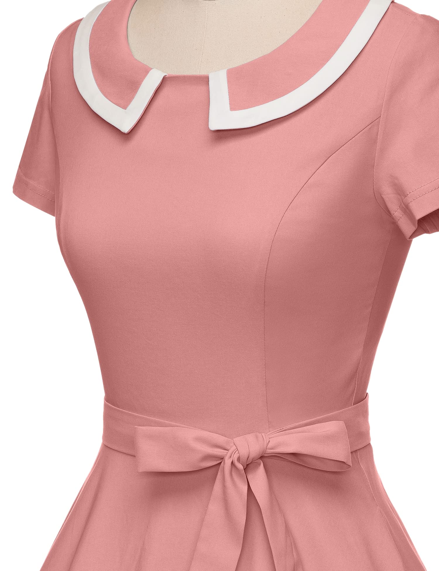 Vintage 1950s Swing Dresses for Women - Stretchy Retro A-Line Dress with Pockets | Perfect for Cocktail Parties, Date Nights & Vintage Fashion Lovers