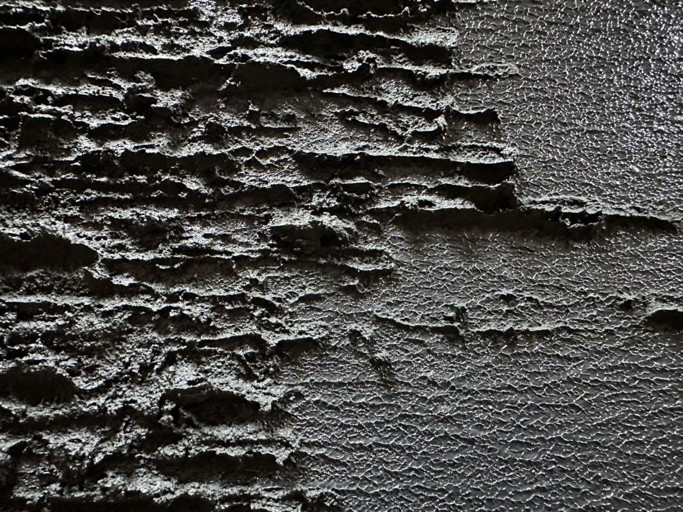 Framed Black Canvas Wall Art - Modern Abstract Oil Painting with Relief Texture - Elegant Home Decor for Living Room, Bedroom & Office - Perfect for Wall Decor & Interior Design
