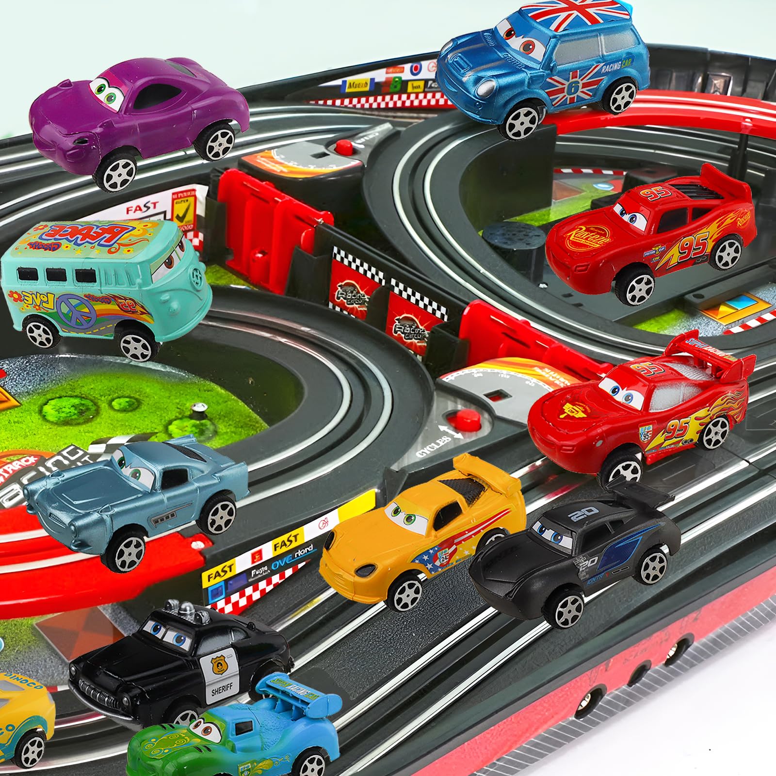 JunMallko 12-Piece Mini Car Toy Set - Small Friction-Powered Toy Cars for Kids Ages 3+ - Perfect for Playtime, Birthday Gifts & Early Learning Development