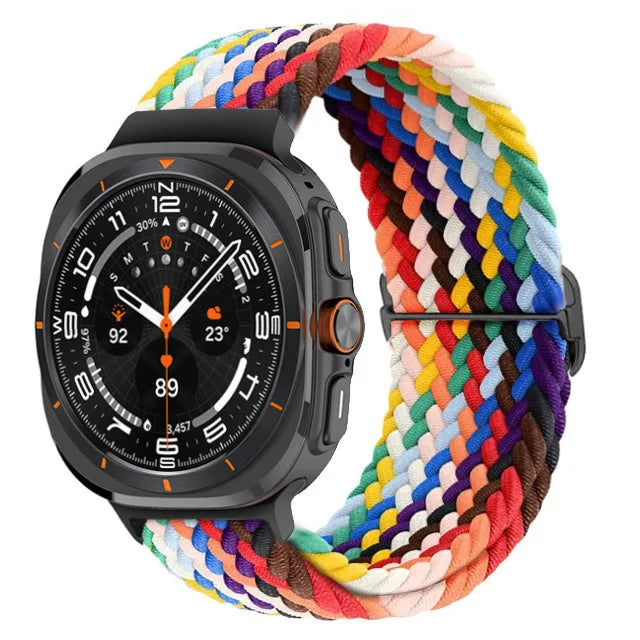 Premium Braided Nylon Loop Strap for Samsung Galaxy Watch Ultra - Durable, Comfortable & Adjustable for Sports, Workouts & Everyday Wear
