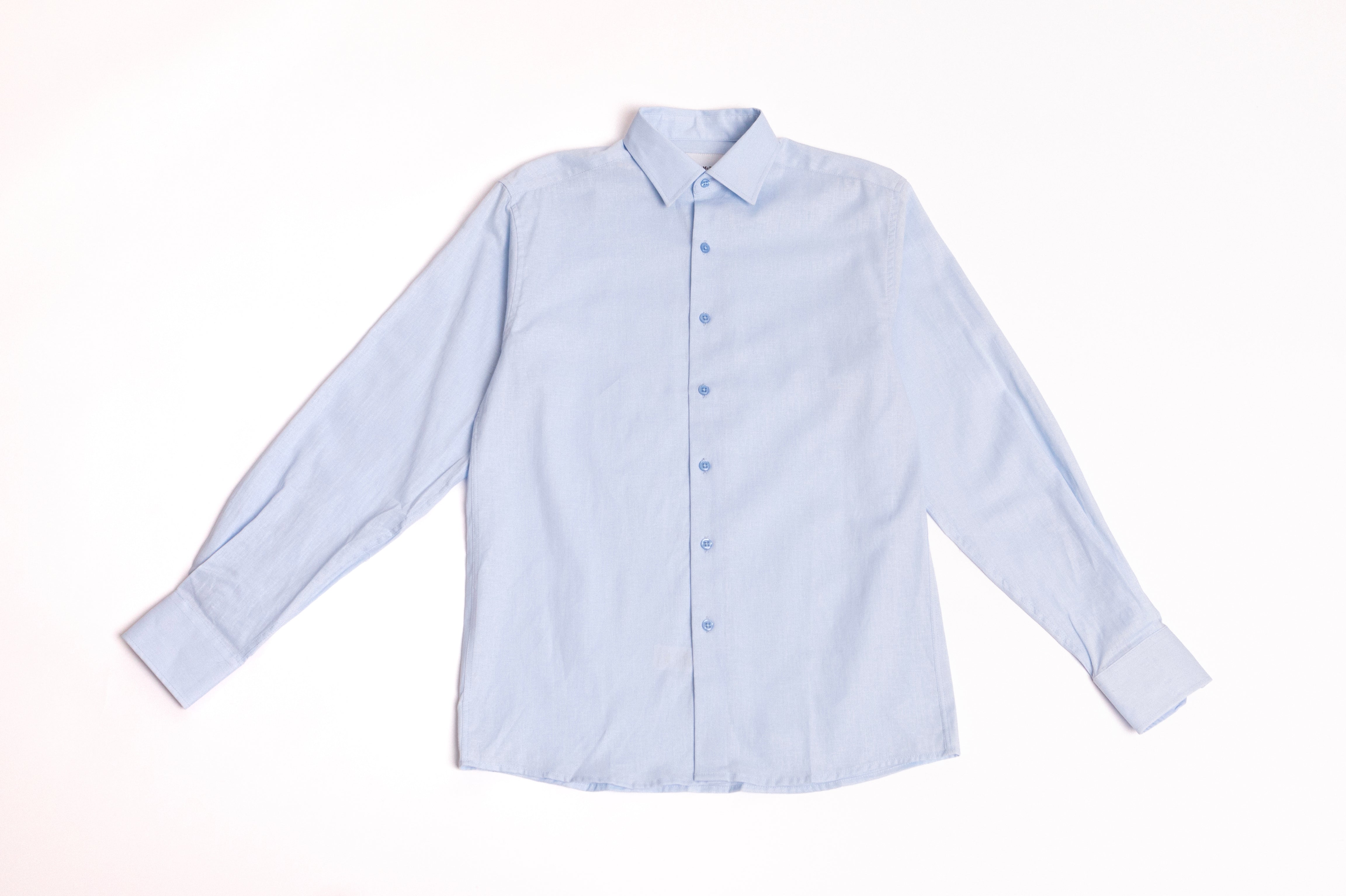 Light Blue Linen Shirt for Men - Breathable Summer Casual Shirt - Perfect for Beach, Vacation & Outdoor Activities